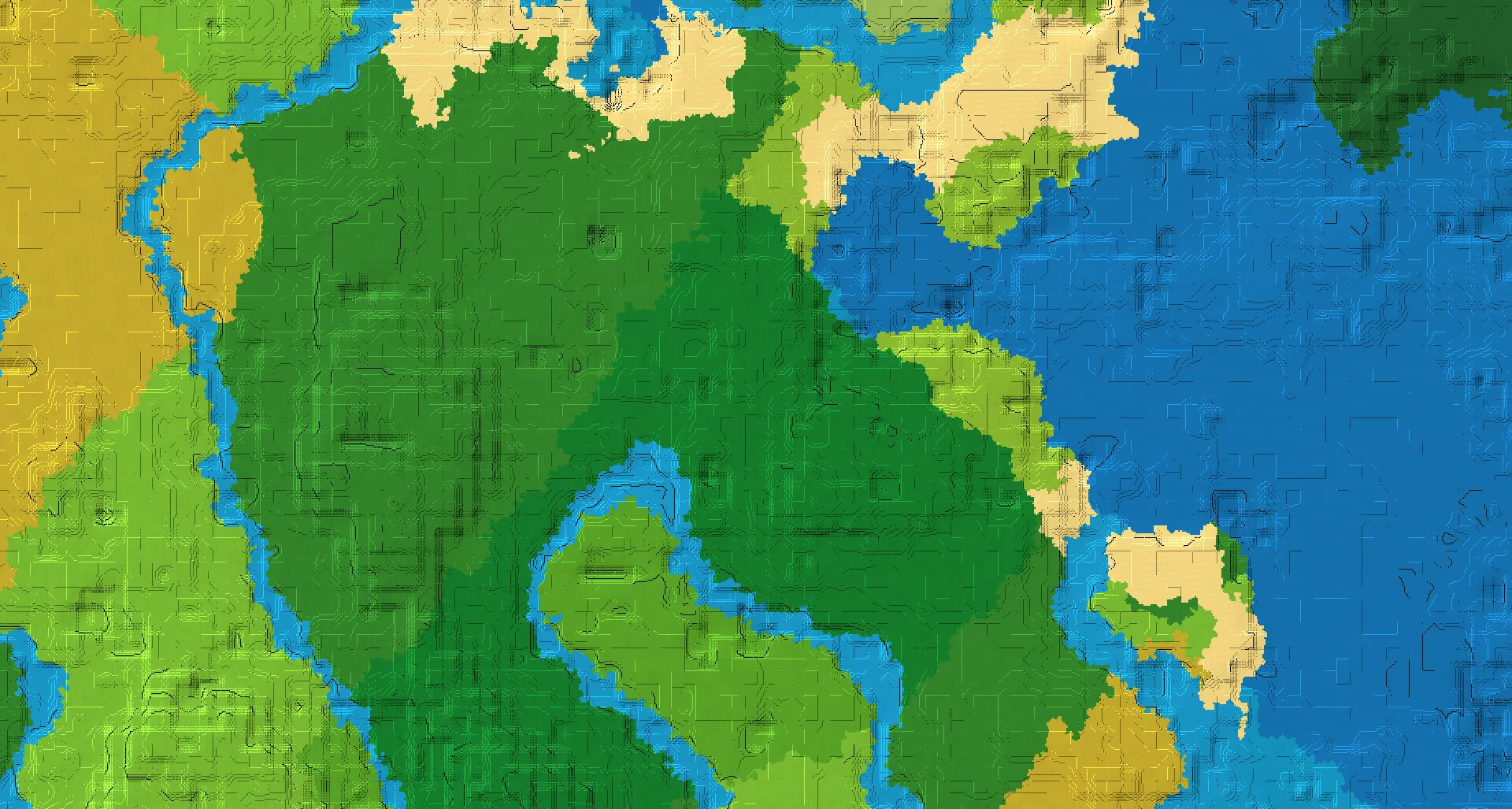 Seed map — Jungle Temple Southeast of a Forest Start with Trial Chambers