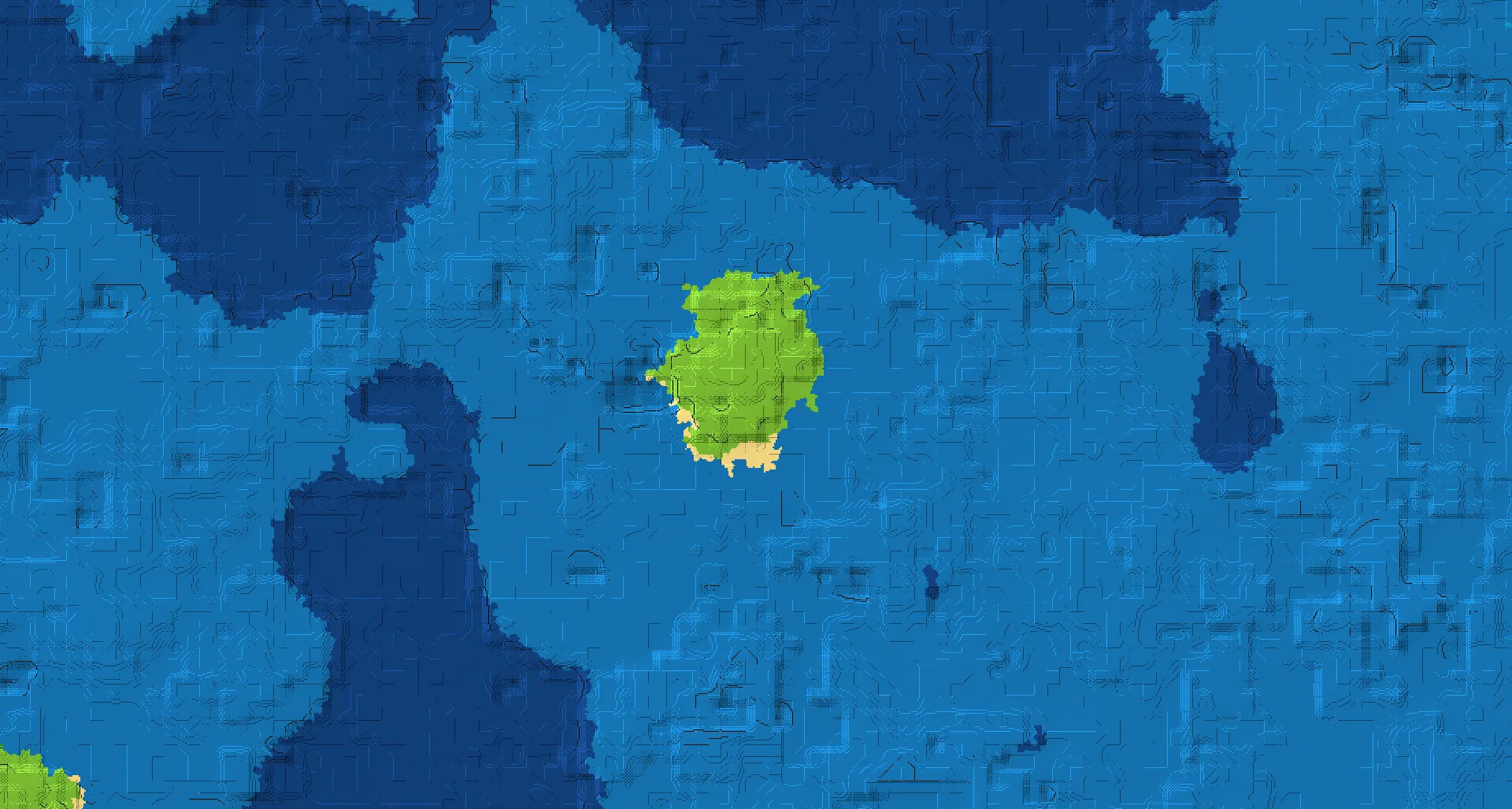 Seed map — Village island