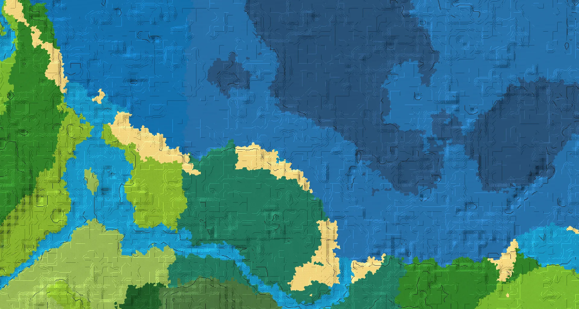 Seed map — Cold Ocean Northeast of a Beach Start