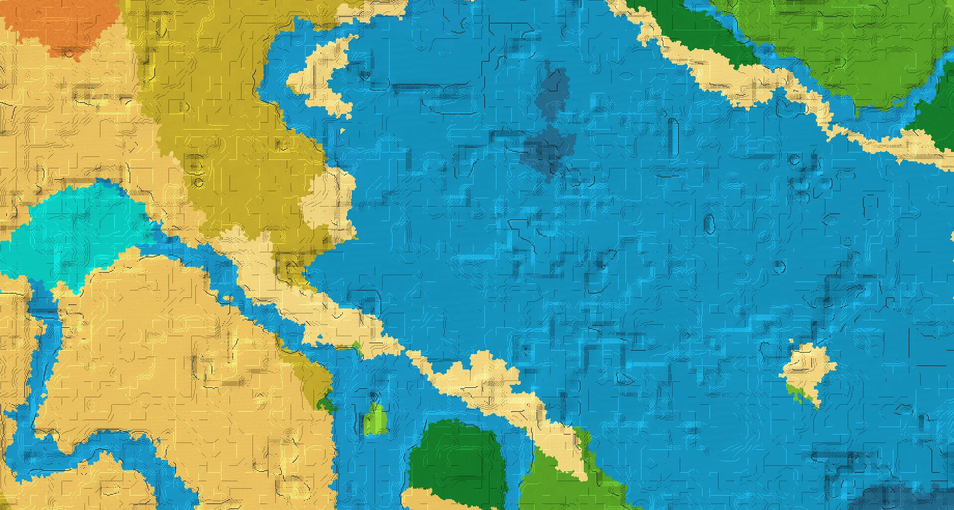 Seed map — Stronghold South of a Desert Start