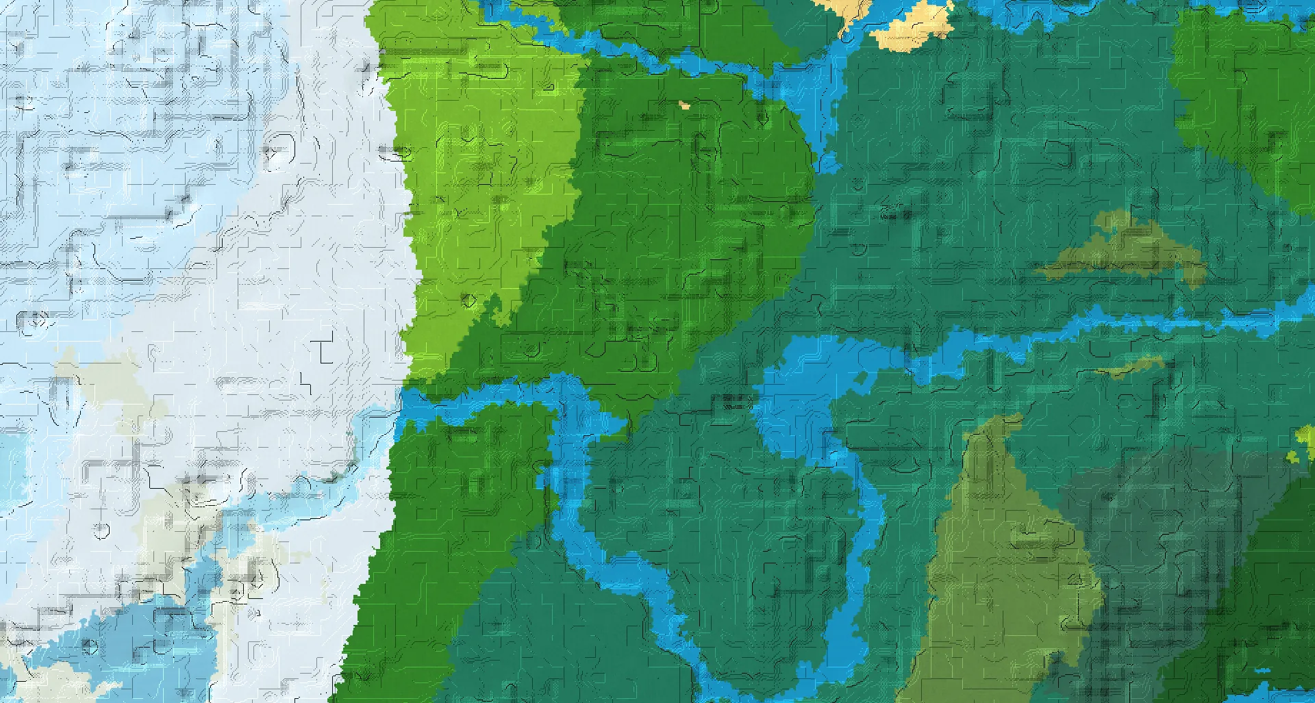 Seed map — Forest Start with Ruined Portal at -32, -80