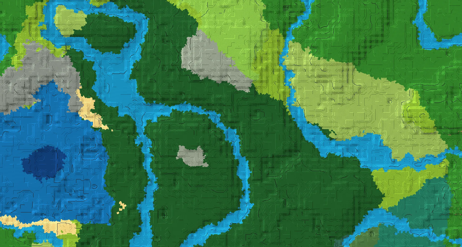 Seed map — Woodland Mansion Northwest of a Forest Start