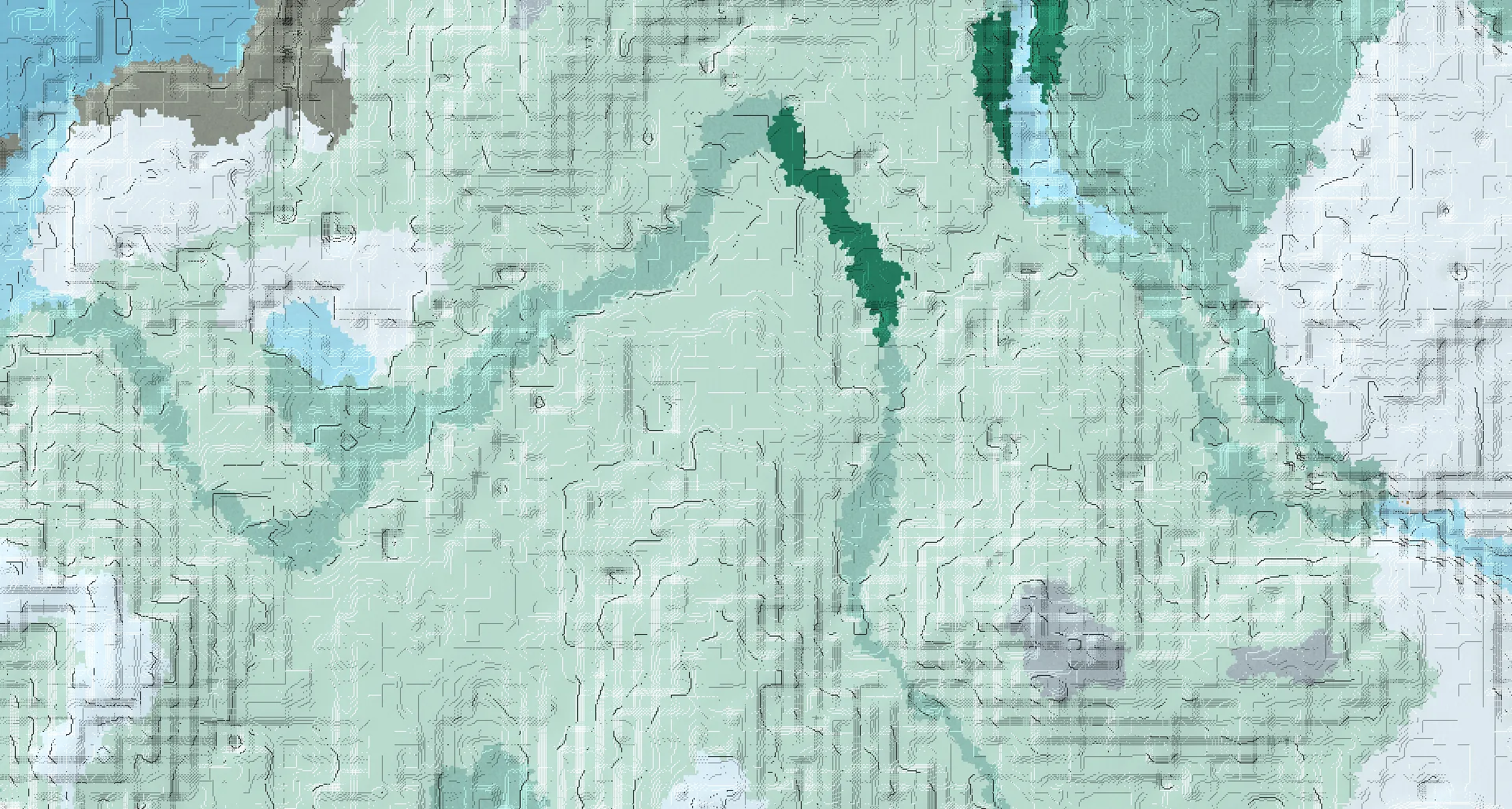 Seed map — Lush Caves Northeast of a Grove Start