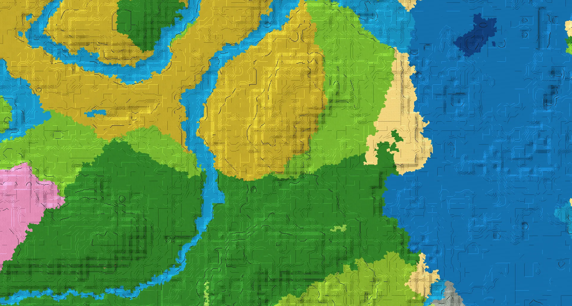 Seed map — Cherry Grove Routes from Forest with Village