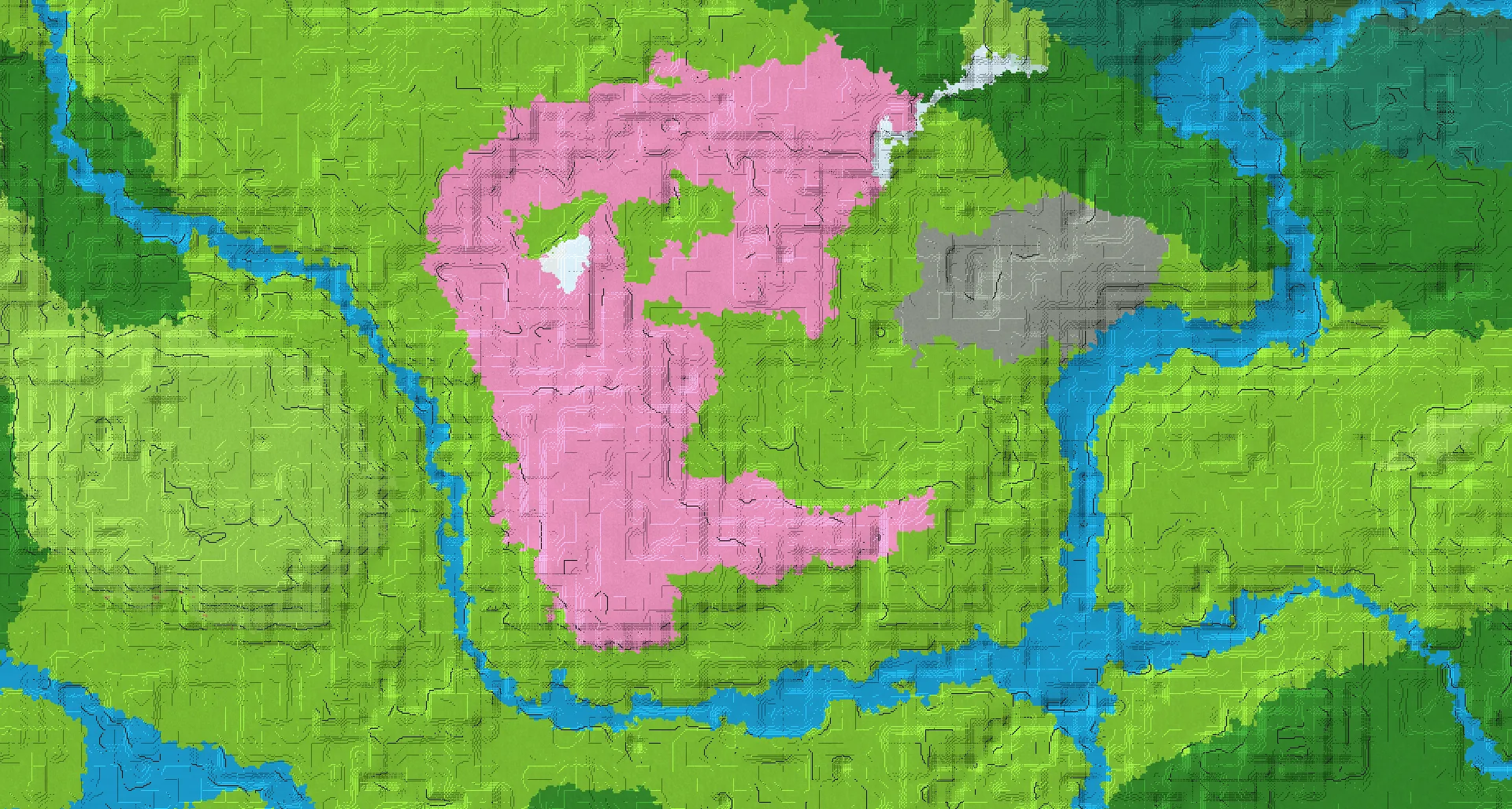 Seed map — Cherry Grove over a Trial Chamber