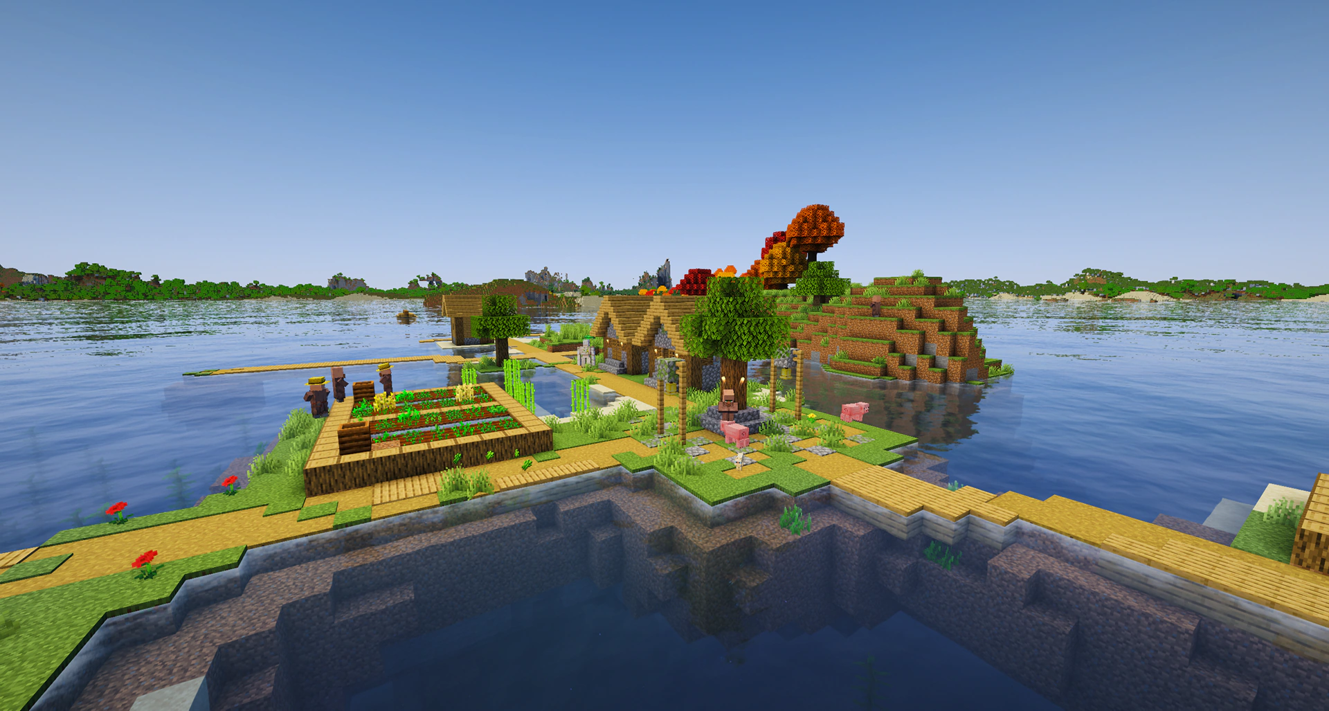 The Tiny Autumn Island