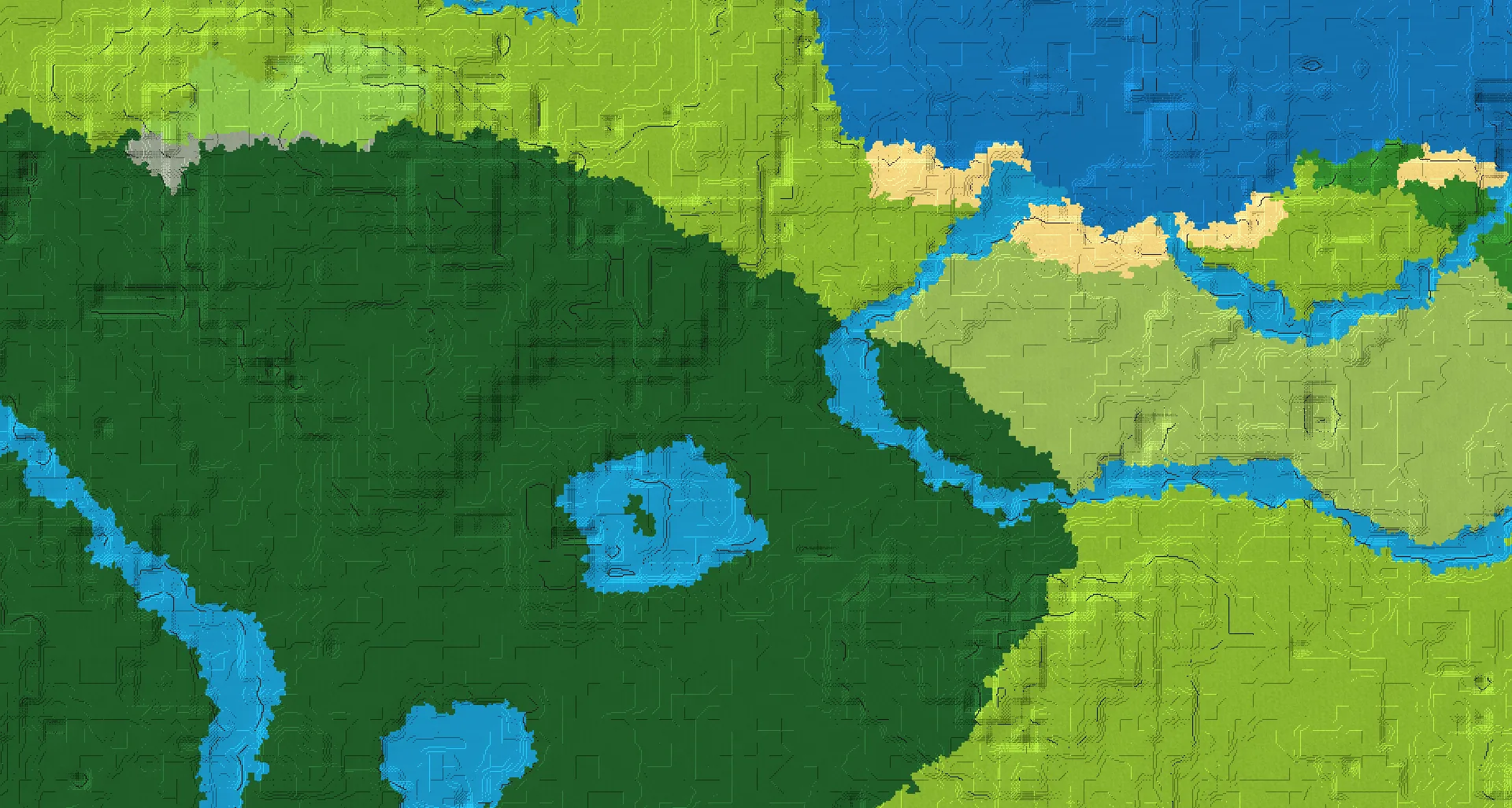 Seed map — Woodland Mansion Southeast of a Forest Start