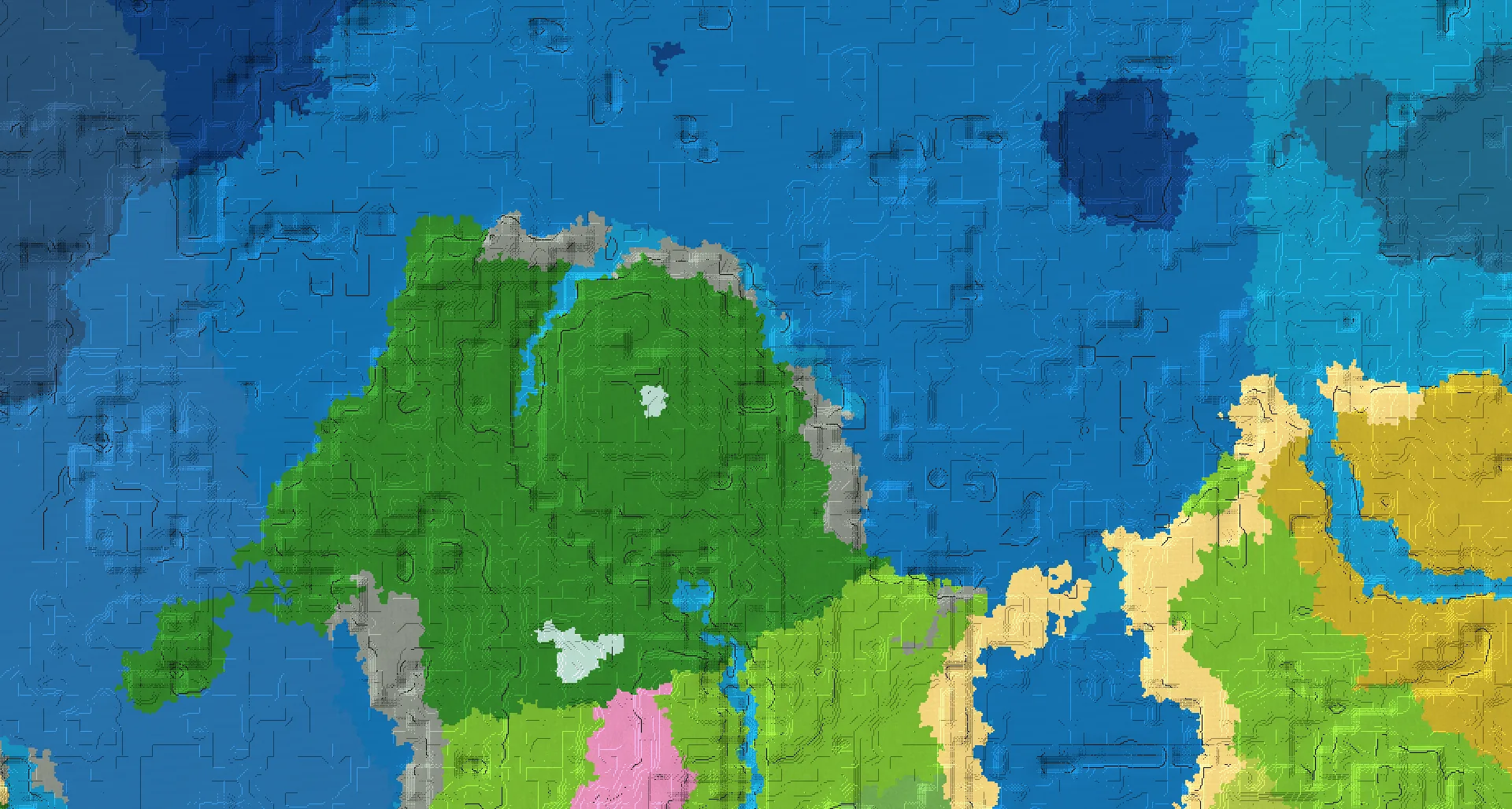 Seed map — Forest Start with Trial Chambers at -16, 816