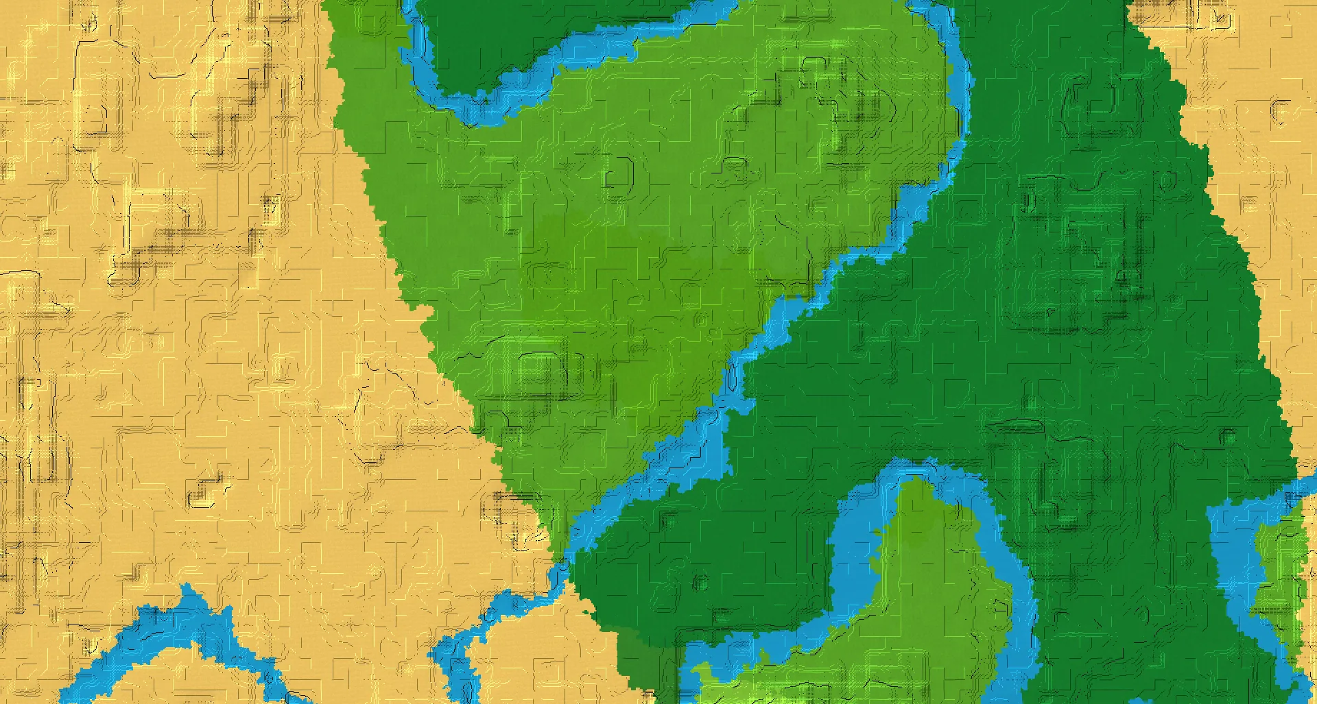 Seed map — Jungle Temple West of a Jungle Start with Ruined Portal