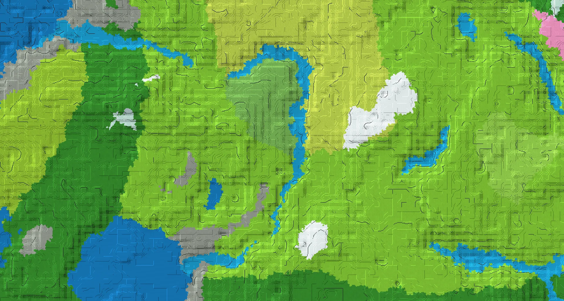 Seed map — Flower Forest Northeast of a Plains Start with Trial Chambers