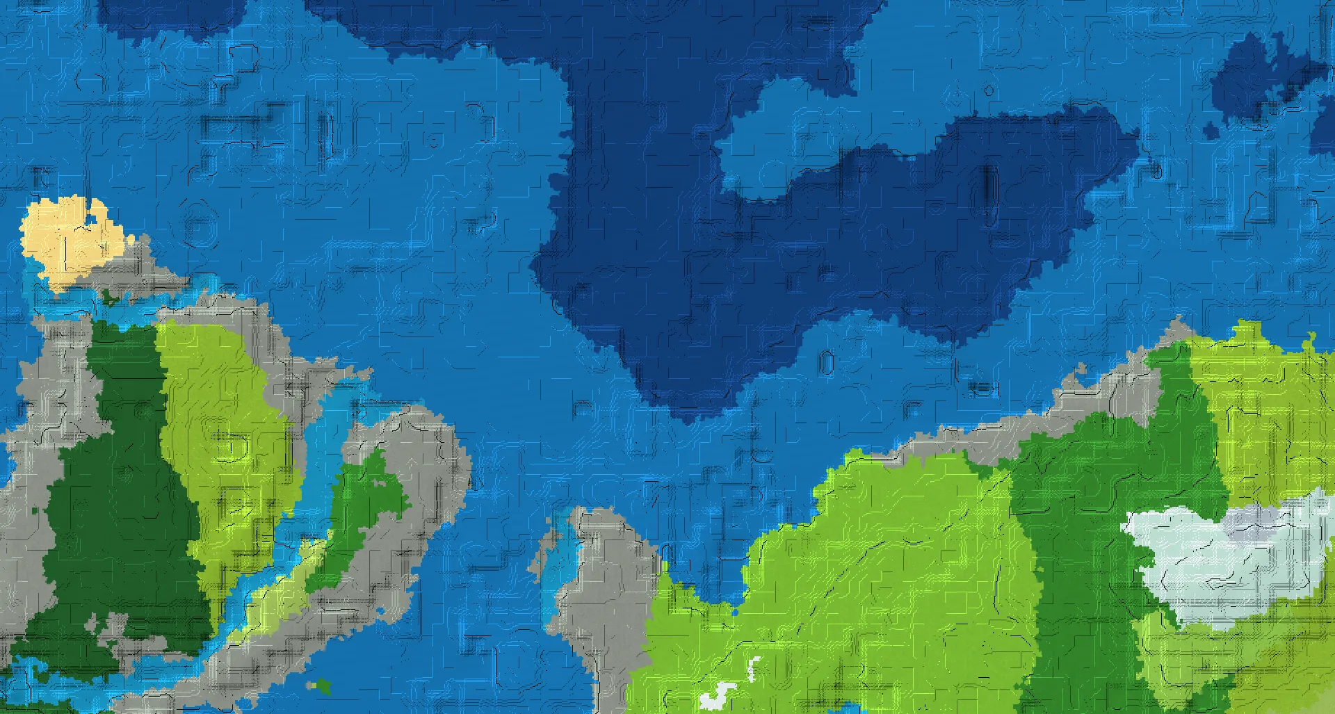 Seed map — Ocean Monument West of a Birch Forest Start