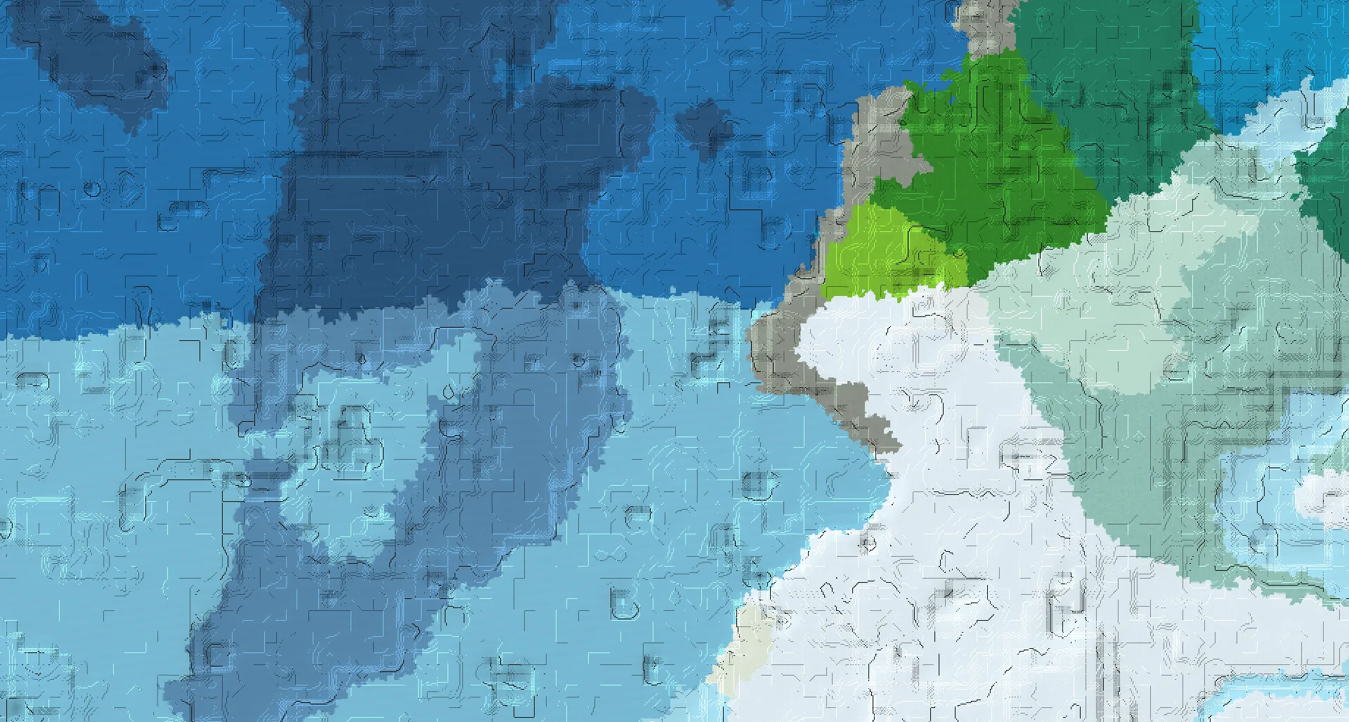 Seed map — Trial Chambers West of a Snowy Plains Start