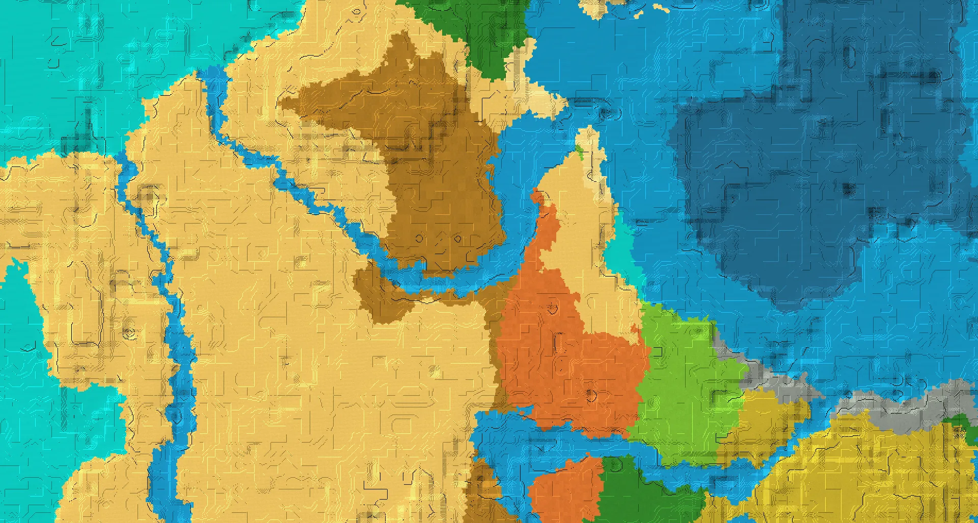 Seed map — River West of a Desert Start