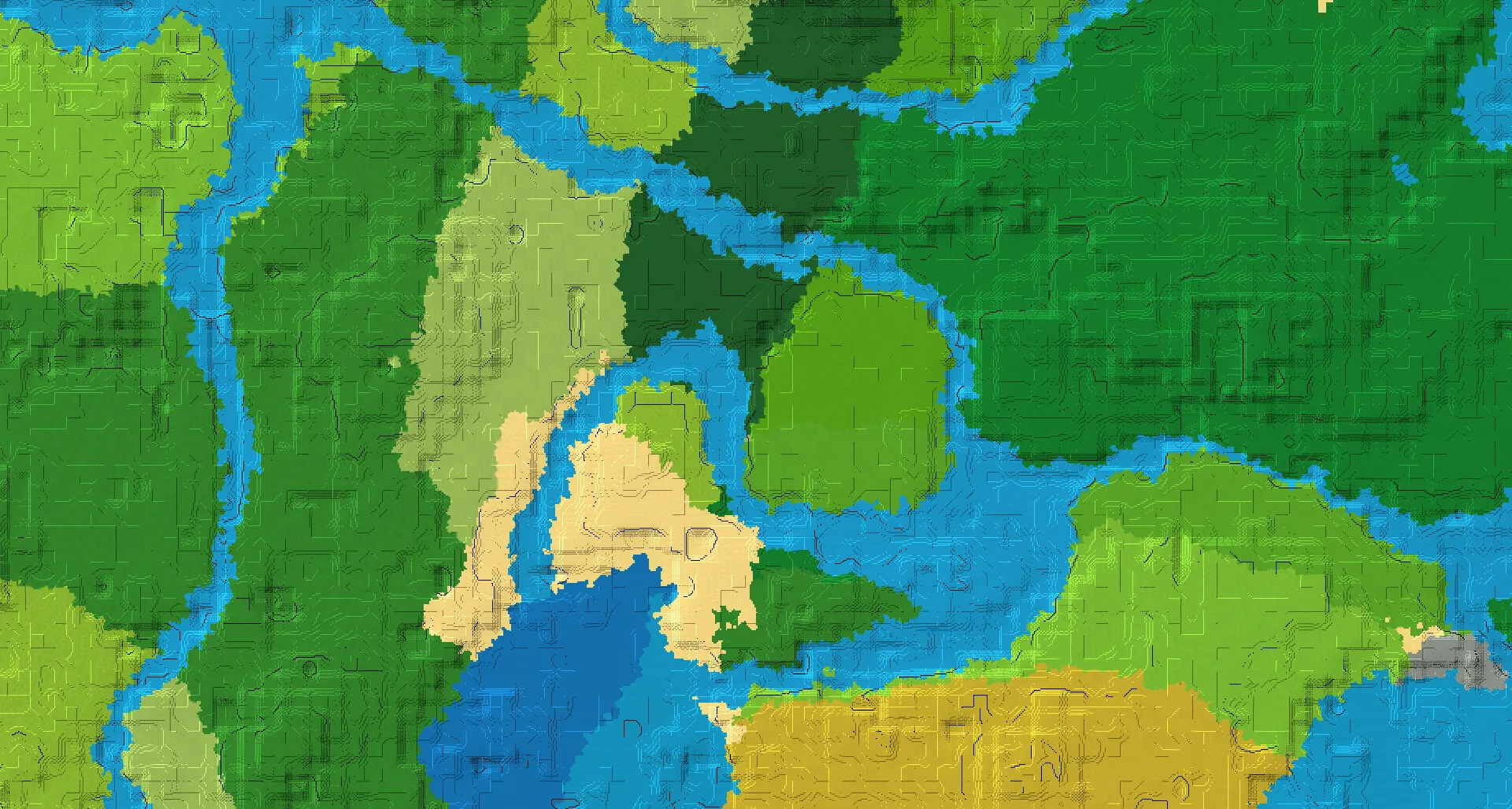 Seed map — Bamboo Jungle North of a Savanna Start