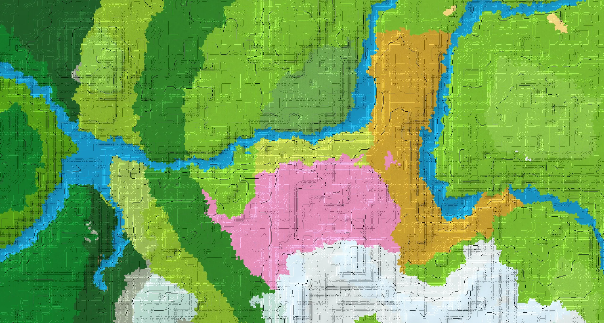Seed map — Cherry grove and Pale garden