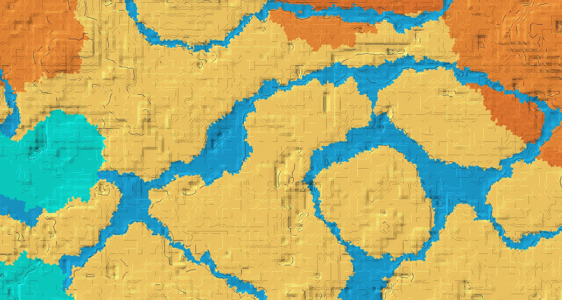 Seed map — Desert Temple Northeast of a Desert Start with Ruined Portal