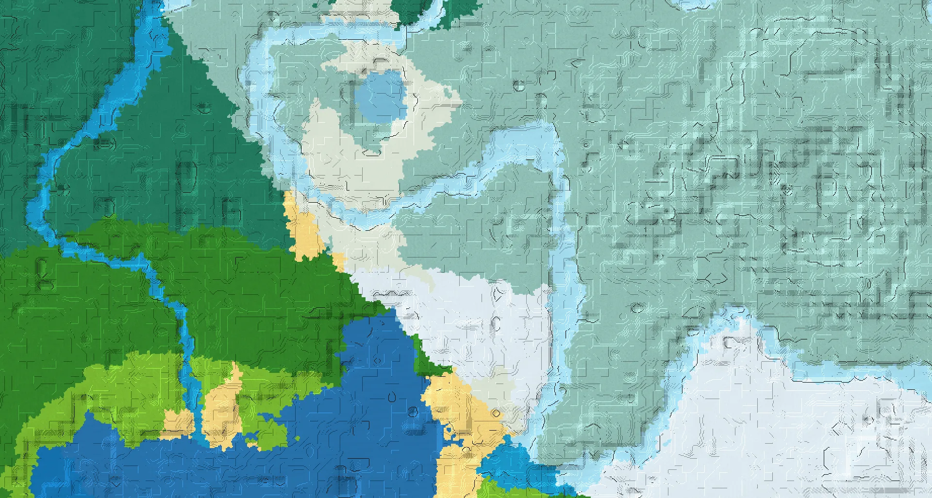 Seed map — Igloo South of a Snowy Taiga Start