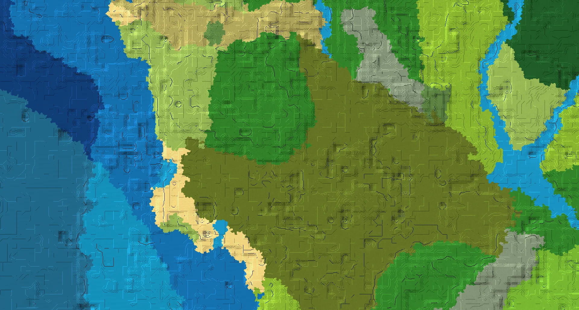 Seed map — Swamp East of a Forest Start at 32, 0