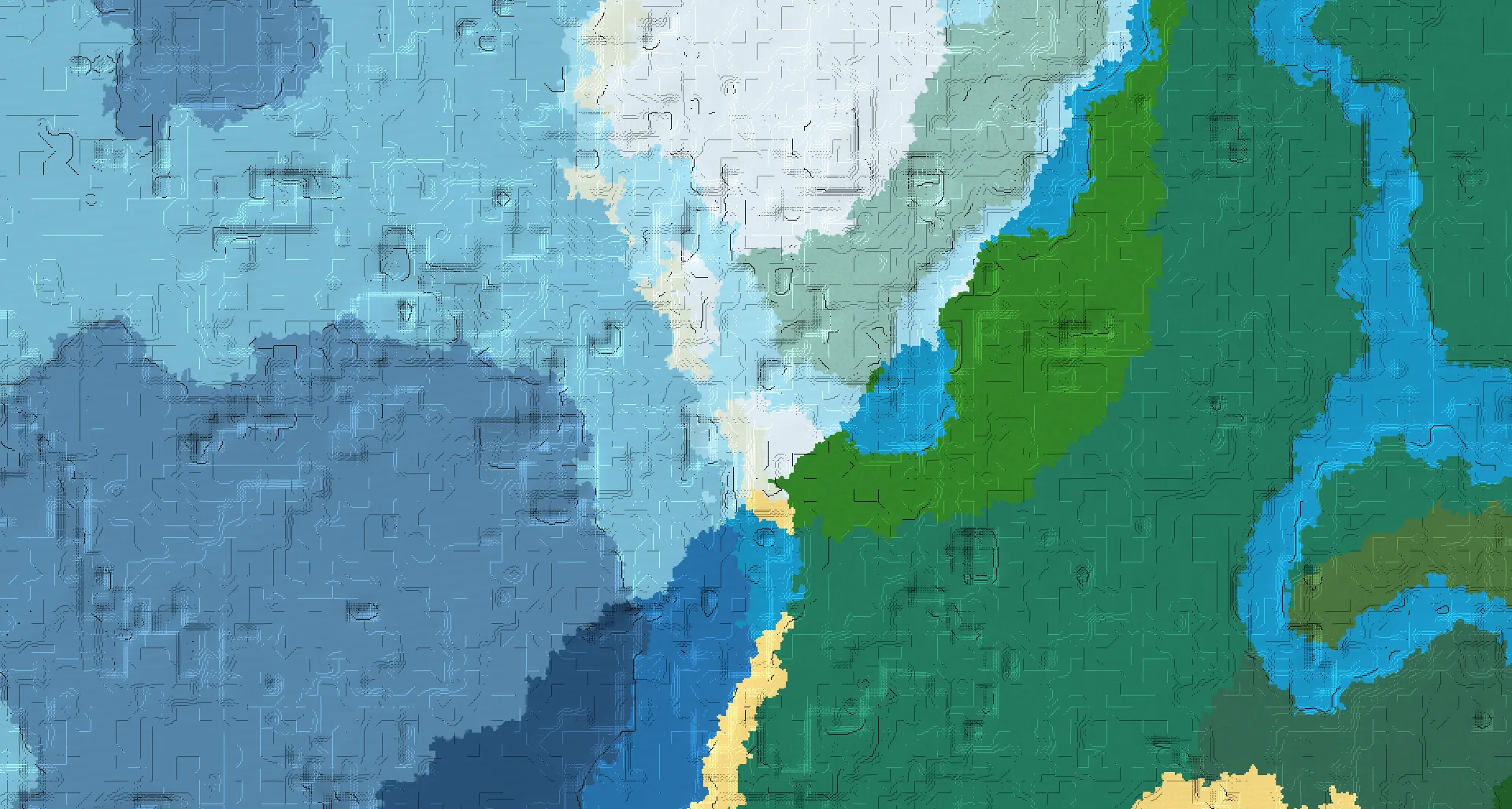 Seed map — Igloo South of a Snowy Plains Start with Trial Chambers