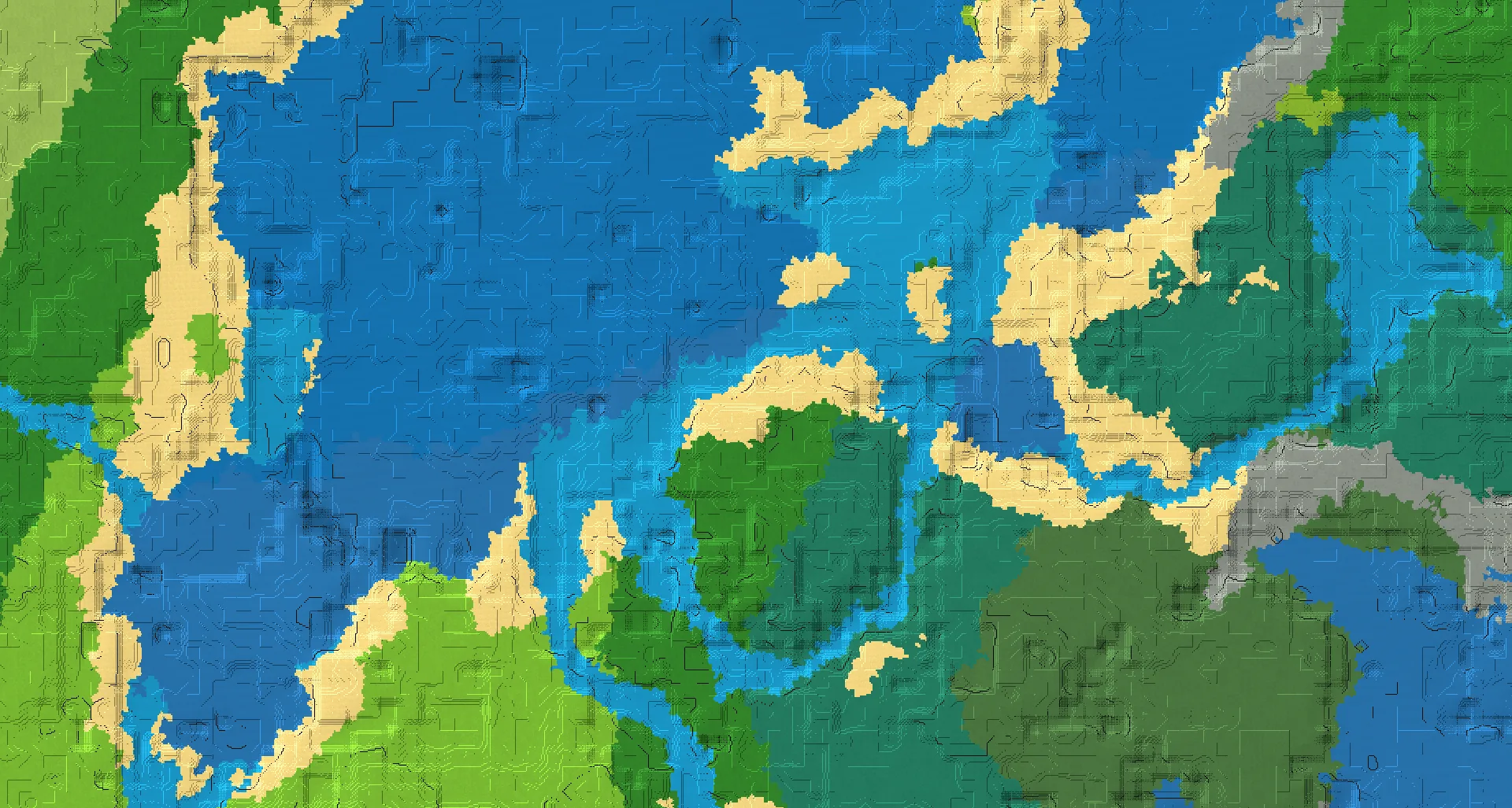 Seed map — Beach North of a Forest Start with Trial Chambers