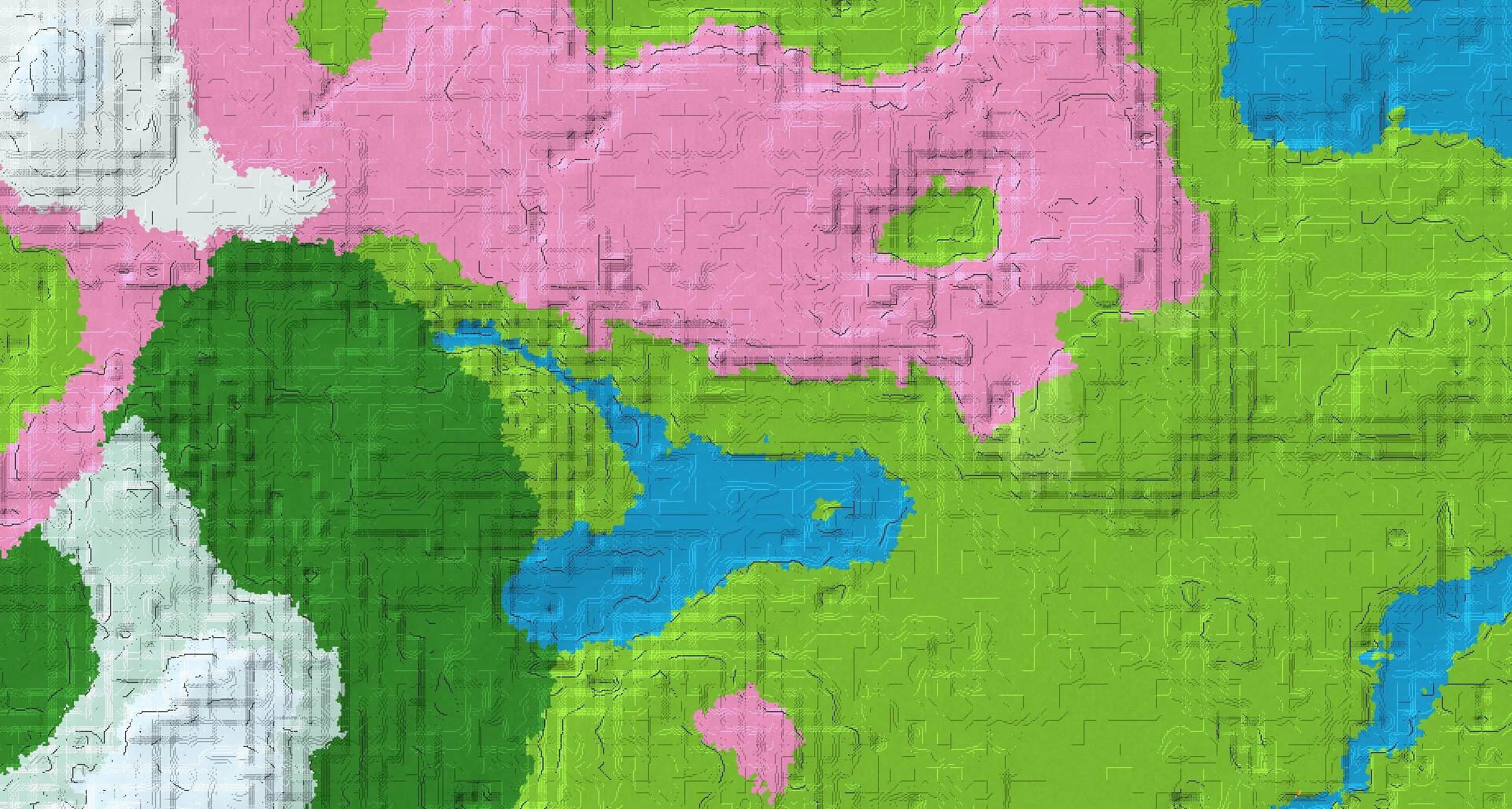 Seed map — Cherry Grove and Village from Forest with Trial Chambers