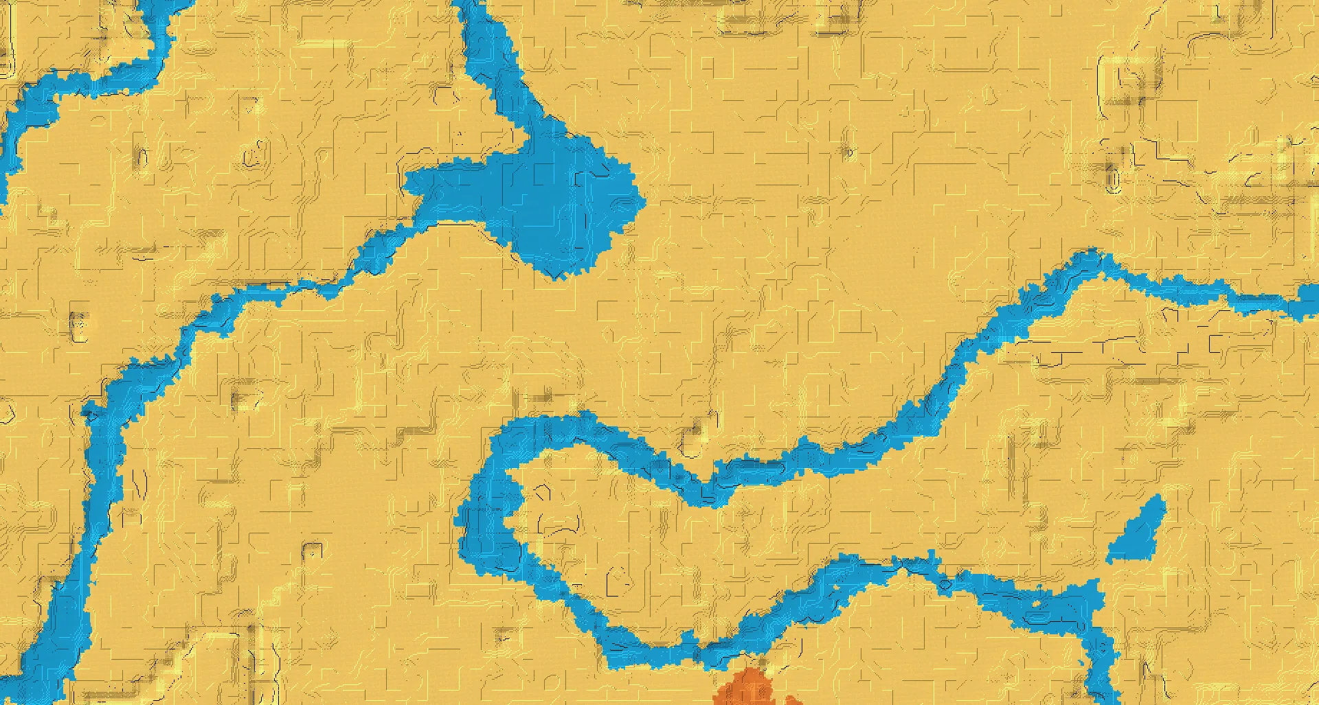 Seed map — Desert Temple North of the Desert Start