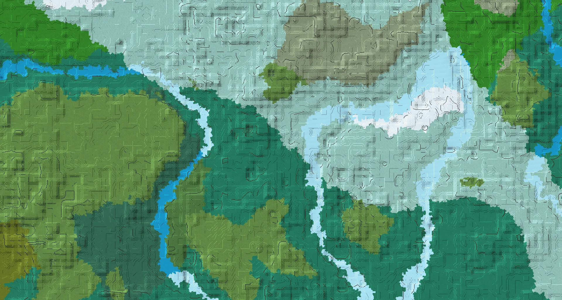 Seed map — 2 Villages near a Windswept Hills Start