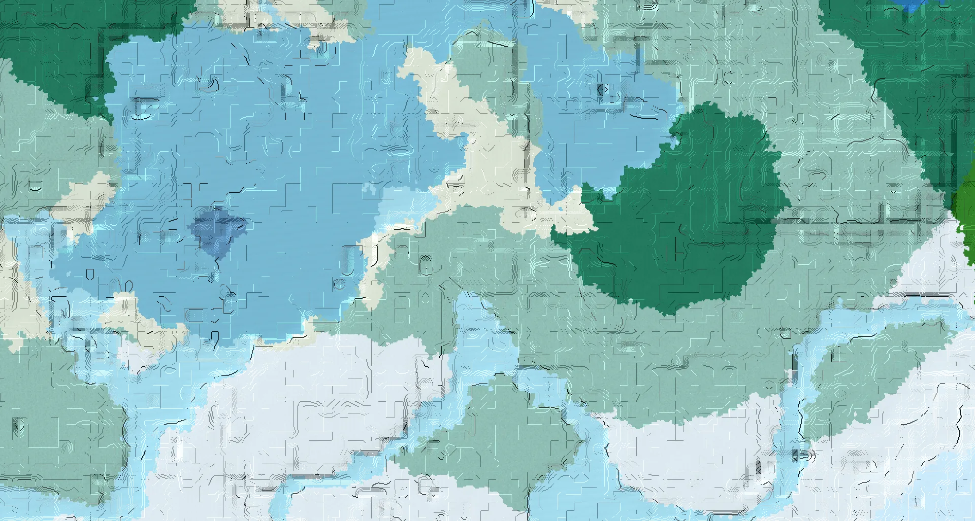 Seed map — Snowy Taiga Start with Trial Chambers