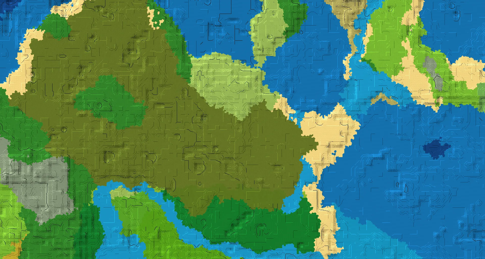 Seed map — Witch Hut Southeast of a Old Growth Birch Forest Start