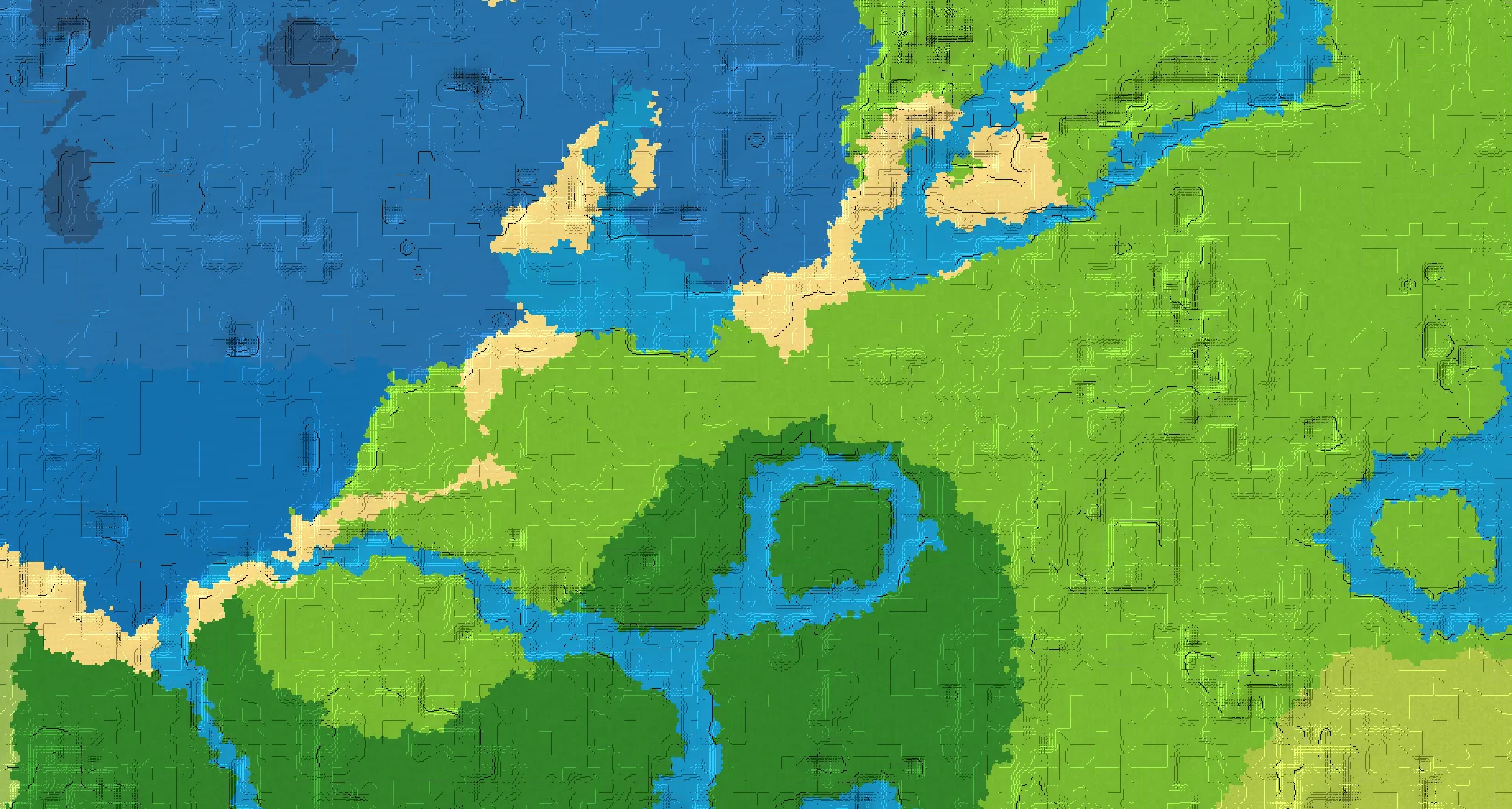 Seed map — 2 Villages near a Plains Start at -160, 112