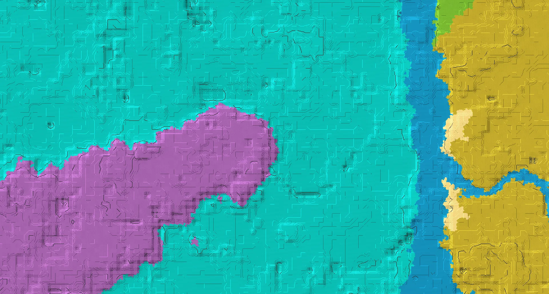 Seed map — Mushroom Fields Southwest of a Savanna Start