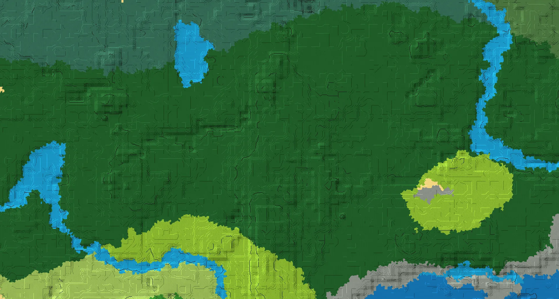 Seed map — Woodland Mansion Northwest of the Old Growth Pine Taiga Start