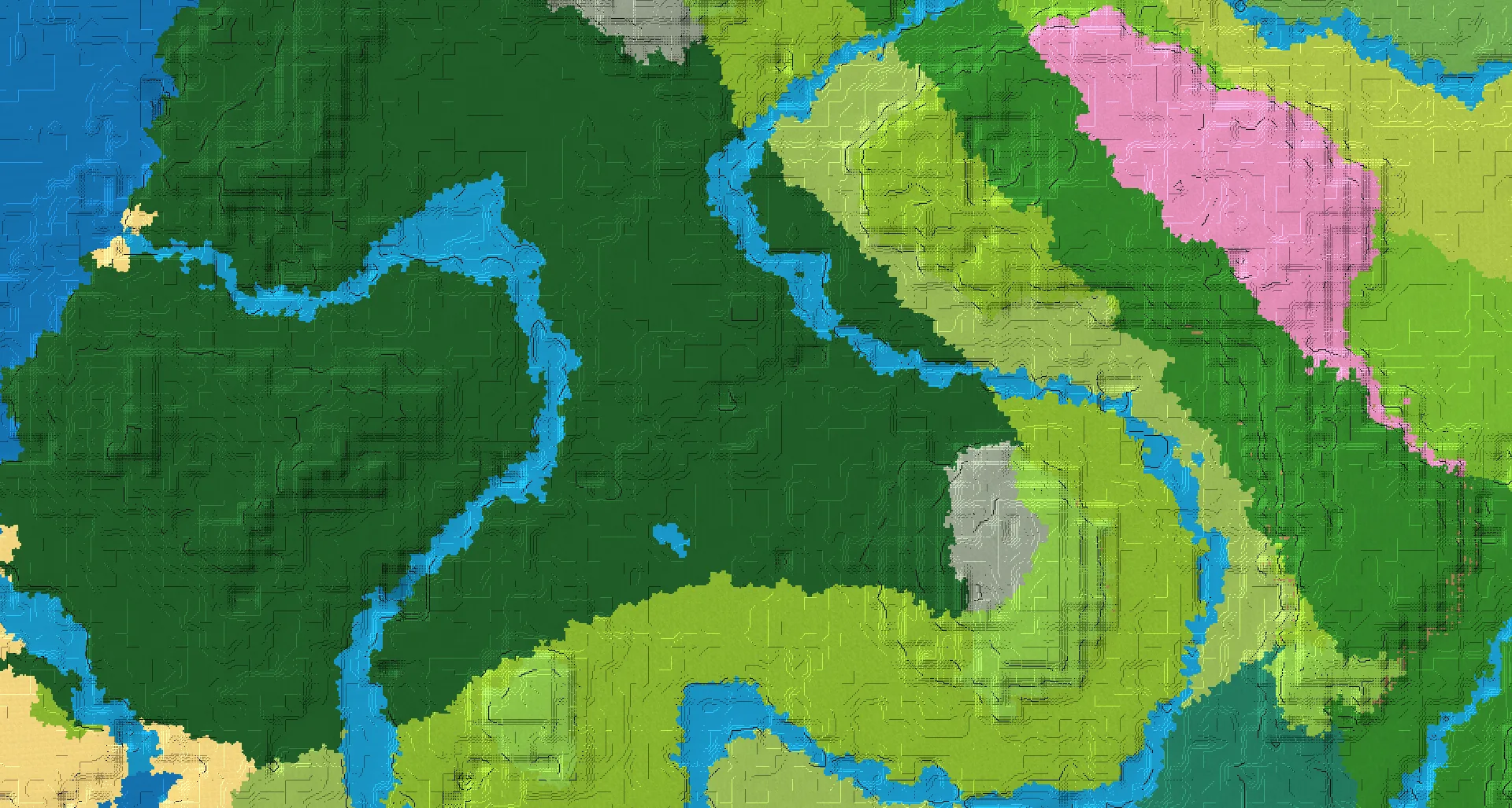 Seed map — Woodland Mansion Southeast of the Dark Forest Start