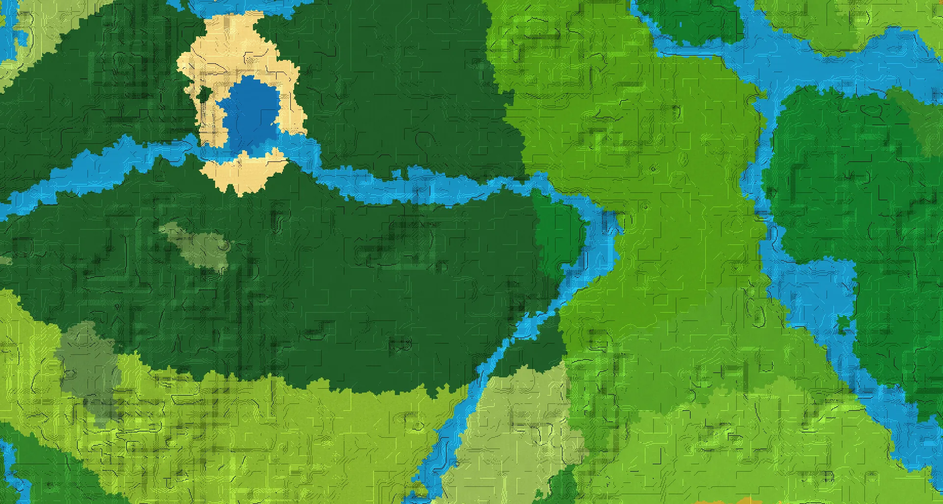 Seed map — Ruined Portal East of a Dark Forest Start