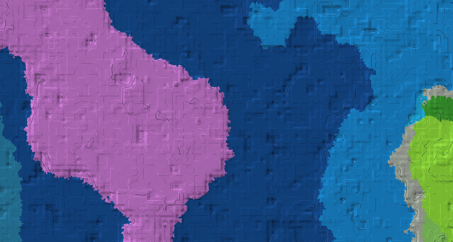 Seed map — Mushroom Fields West of a Forest Start