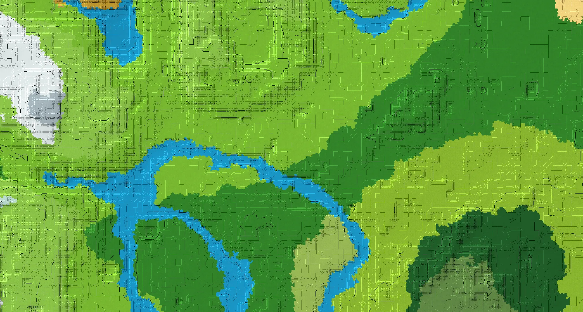 Seed map — Pillager Outpost West of a Forest Start with Trial Chambers