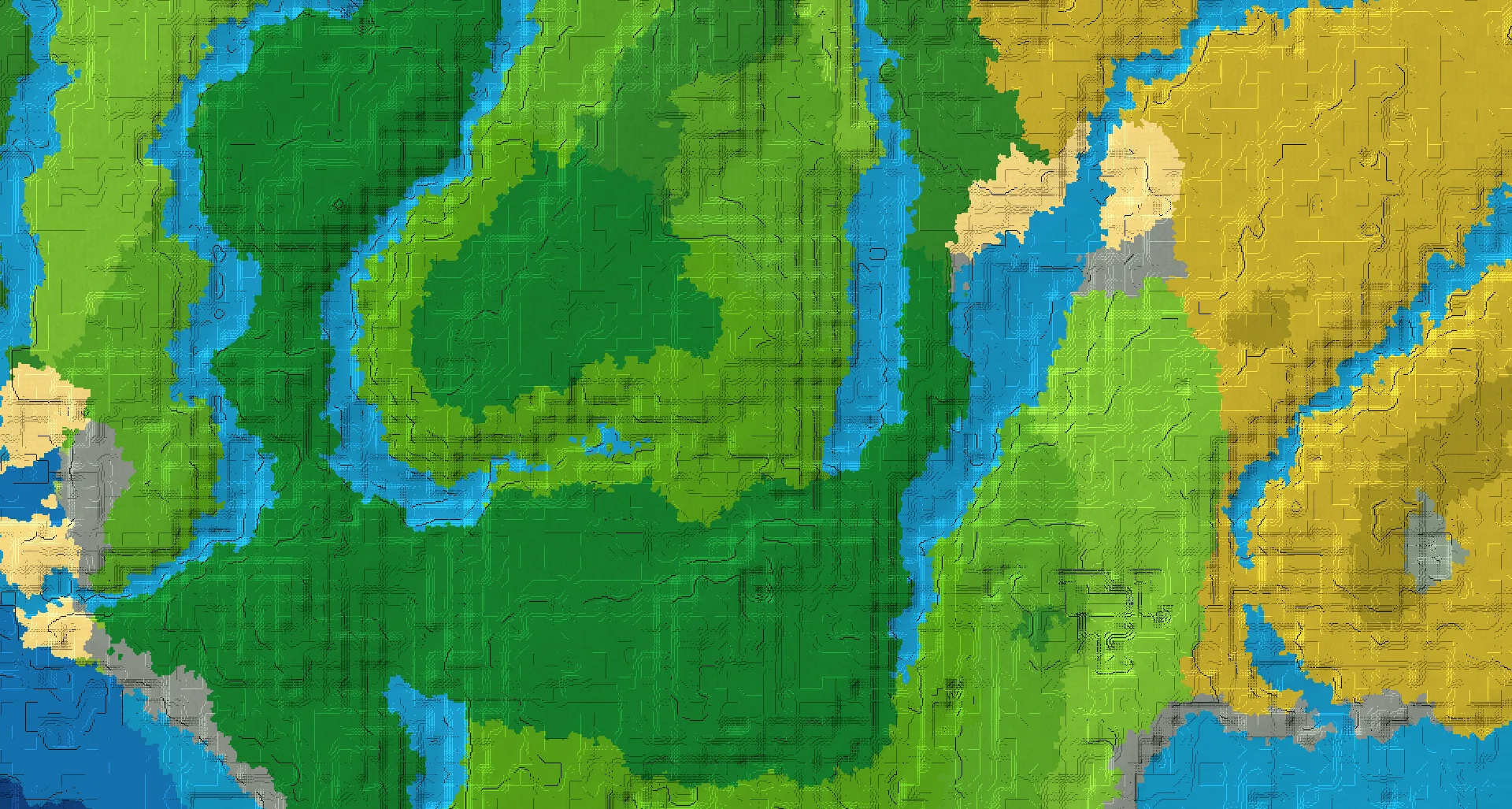 Seed map — Bamboo Jungle Southeast of a Lush Caves Start