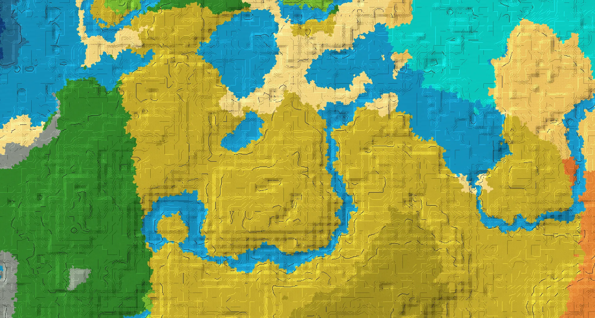 Seed map — Village Southeast of a Savanna Start