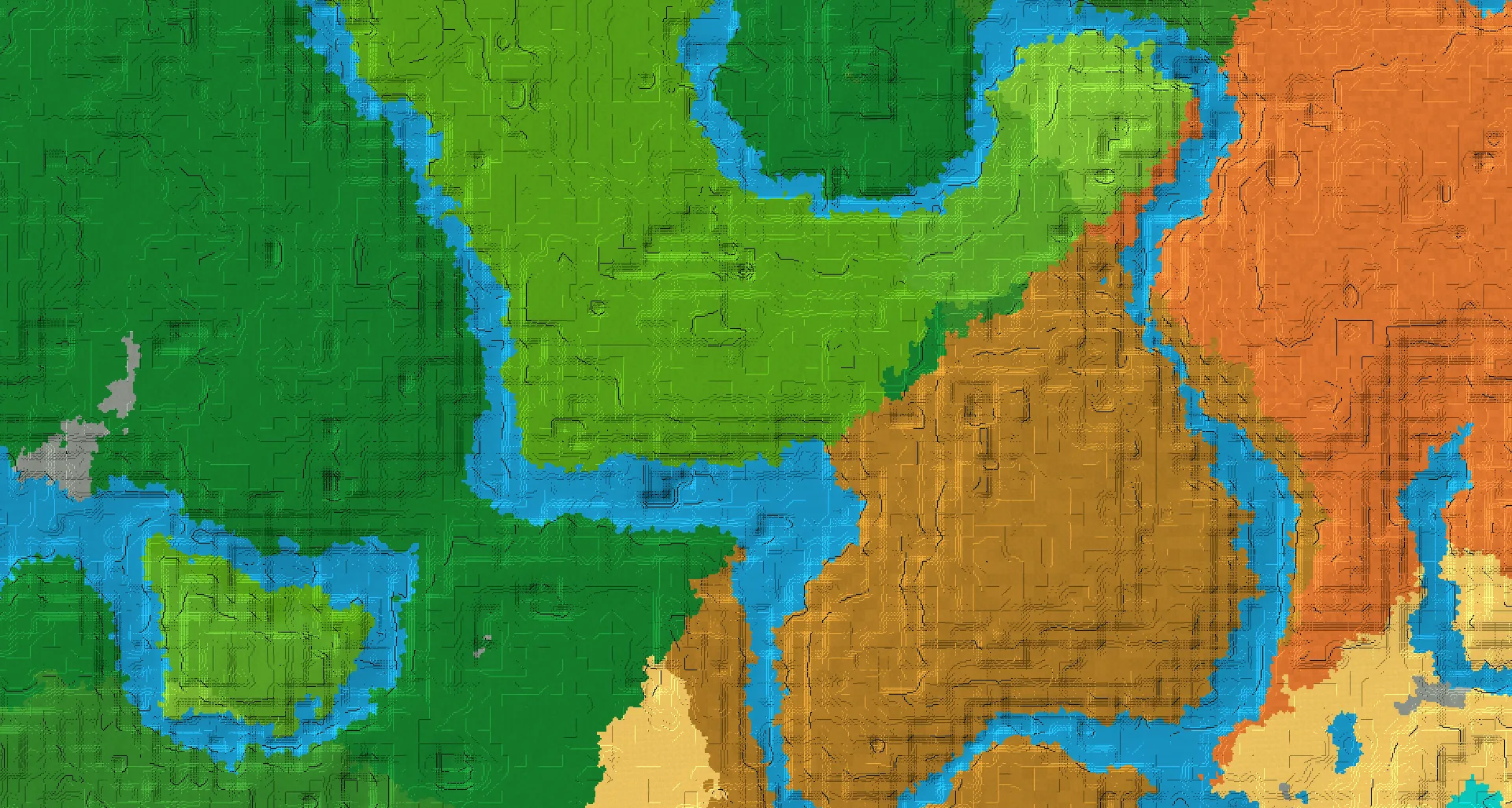 Seed map — Bamboo Jungle North of a Desert Start