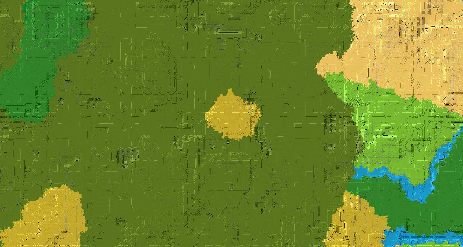 Seed map — Jungle prison village