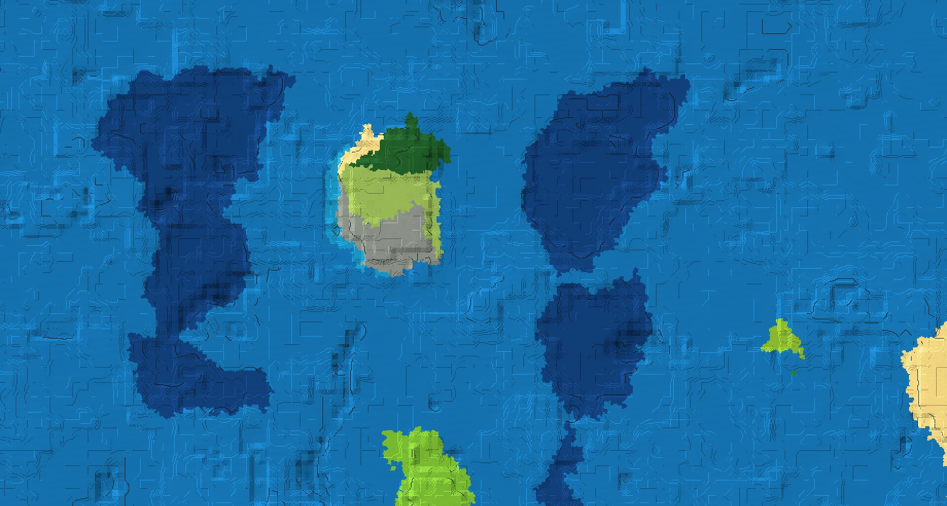 Seed map — Old Growth Birch Forest Ocean Start with a Shipwreck