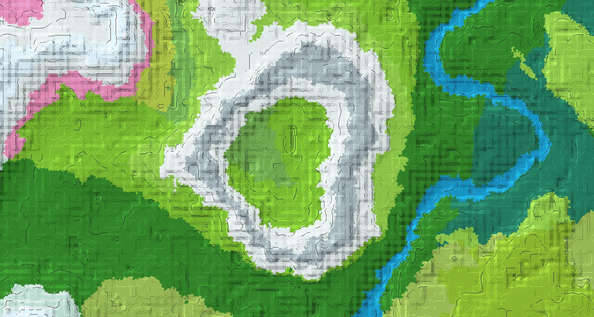 Seed map — Hidden mountain valley