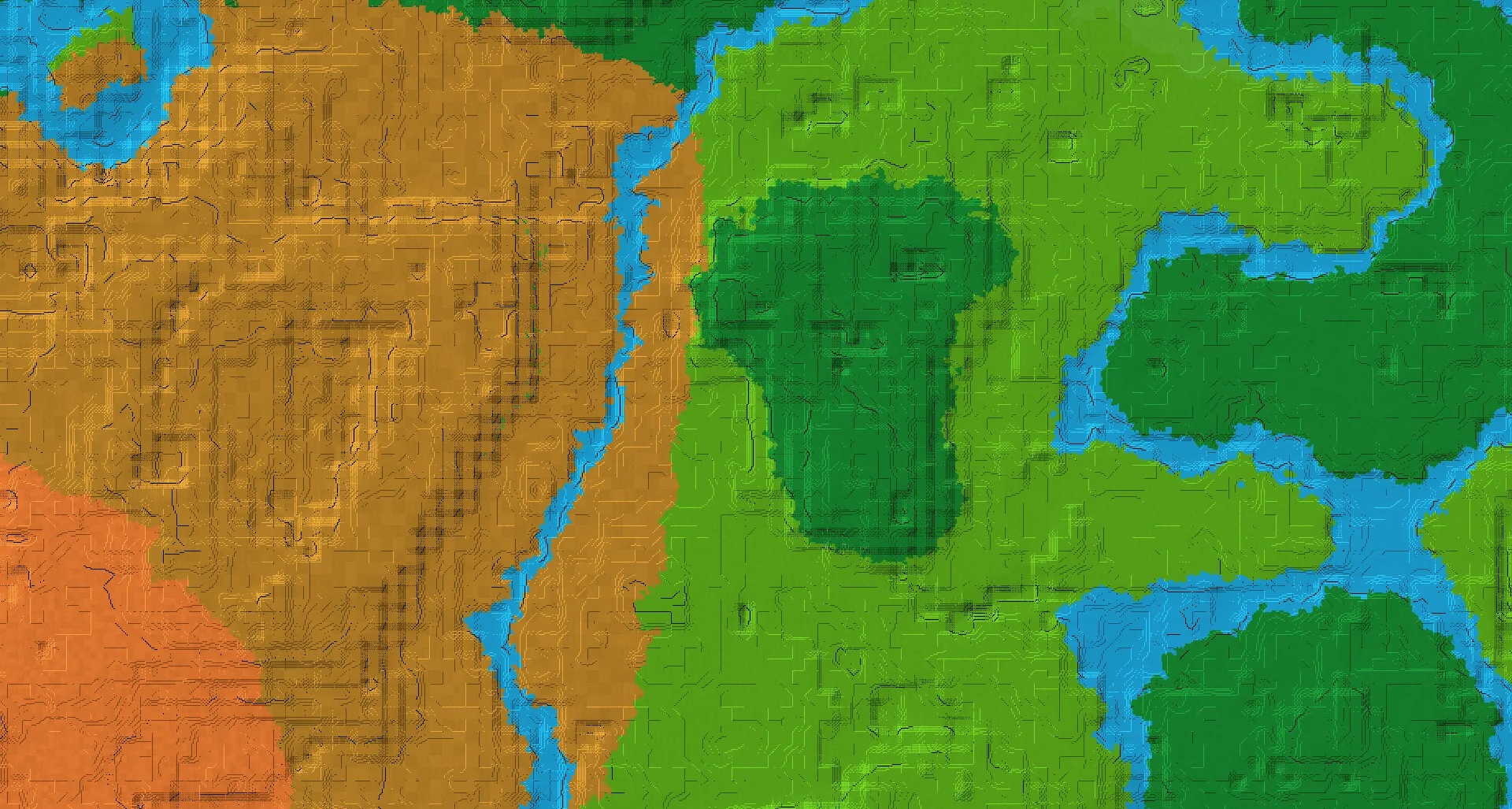Seed map — Jungle Temple Southwest of a Bamboo Jungle Start with Trial Chambers