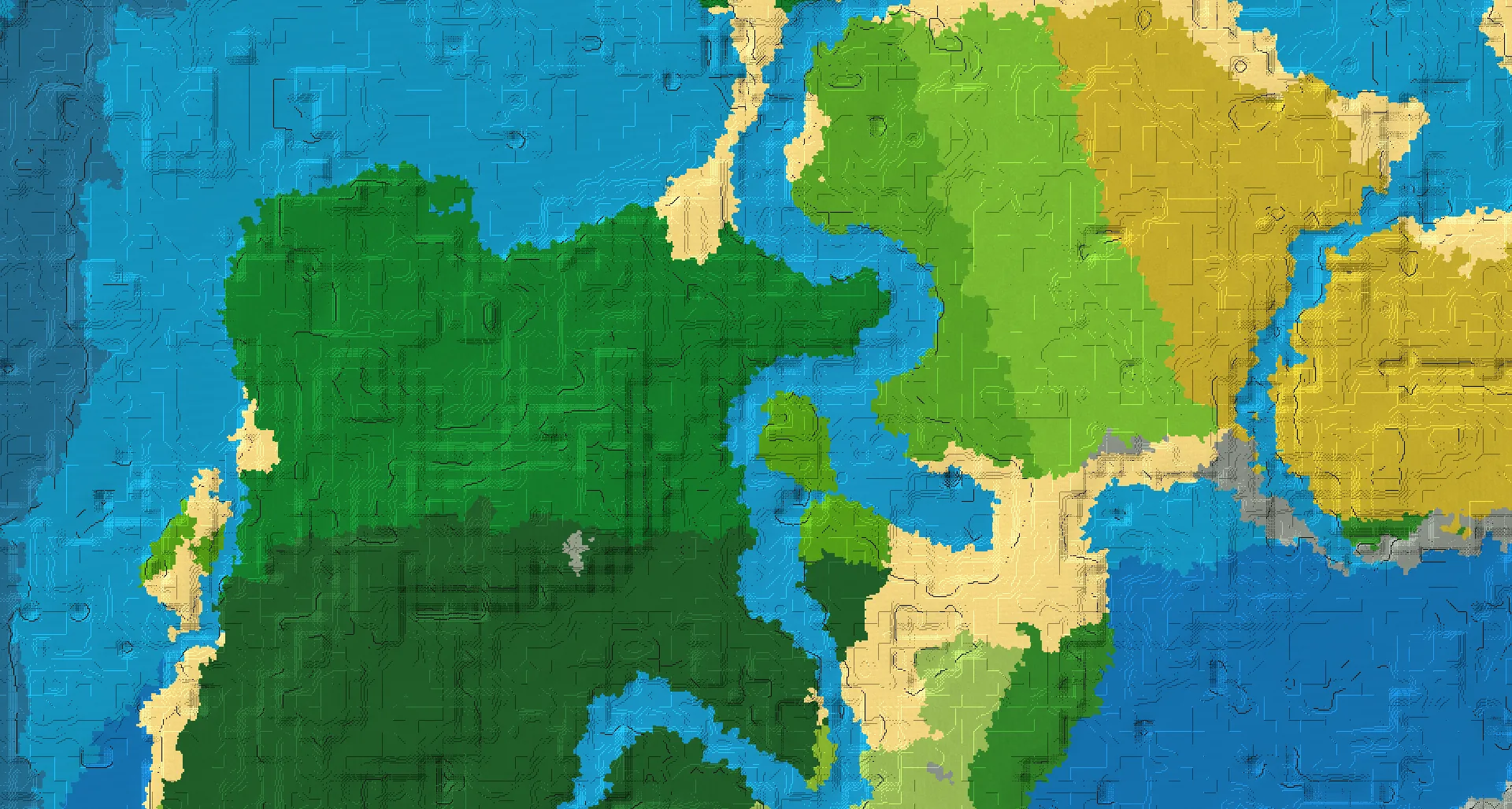 Seed map — Bamboo Jungle East of a Jungle Start with Trial Chambers