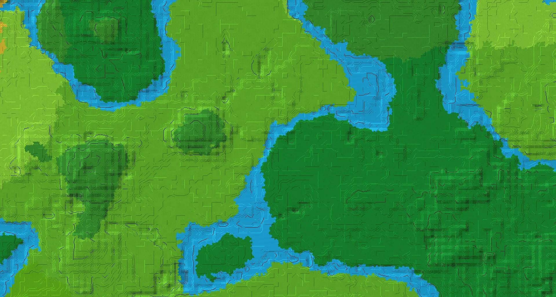 Seed map — Jungle Temple Southeast of the Sparse Jungle Start