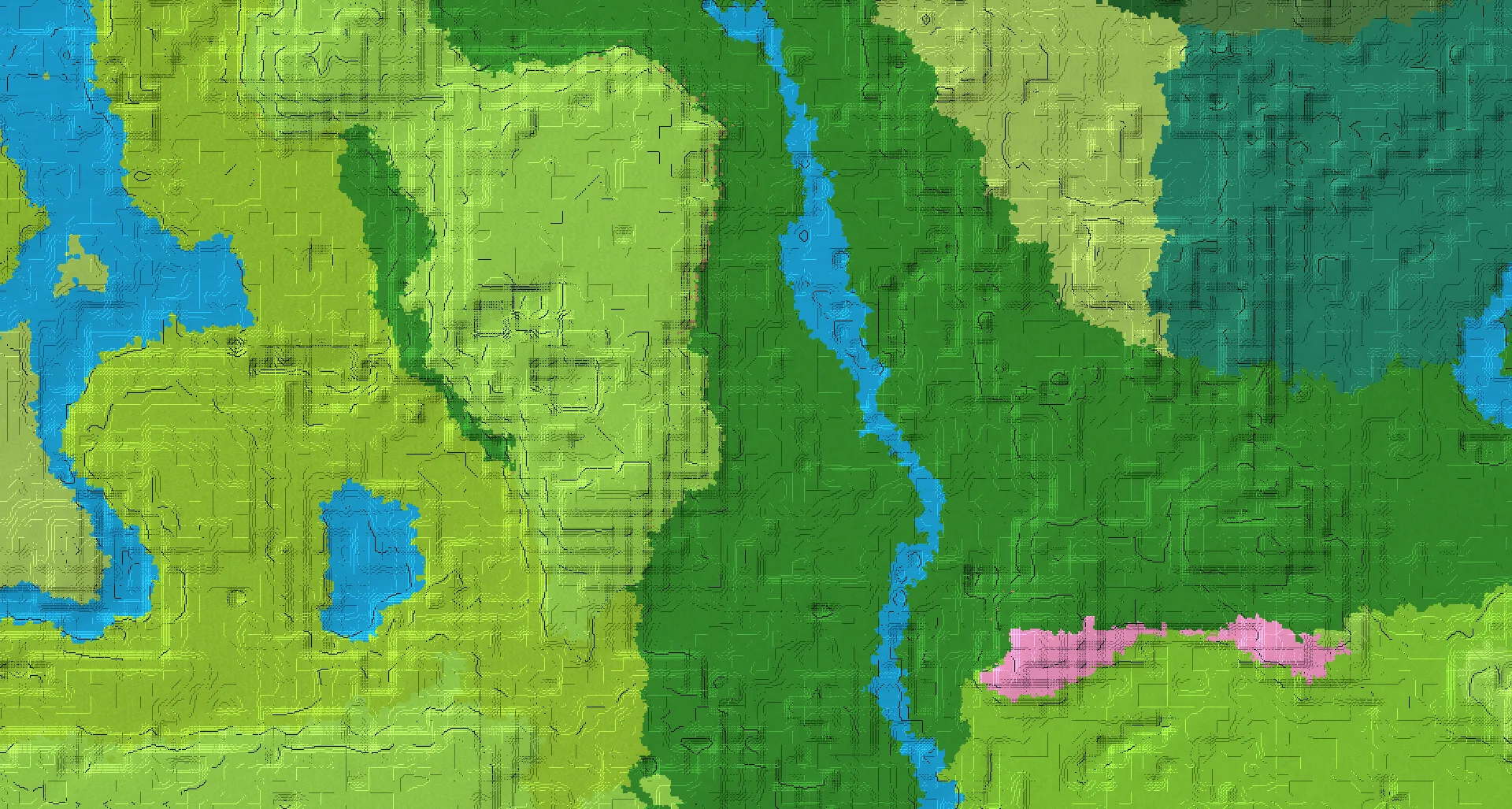 Seed map — Forest Start with Trial Chambers at 0, 0