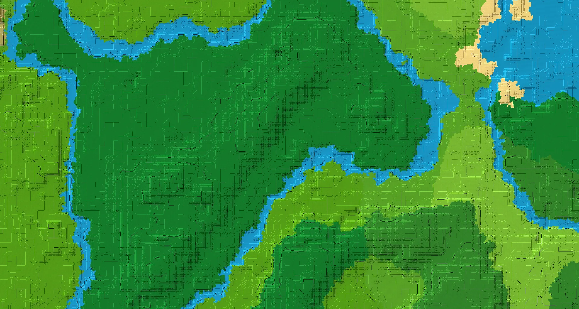 Seed map — Jungle Temple Northeast of the Sparse Jungle Start with Trail Ruins