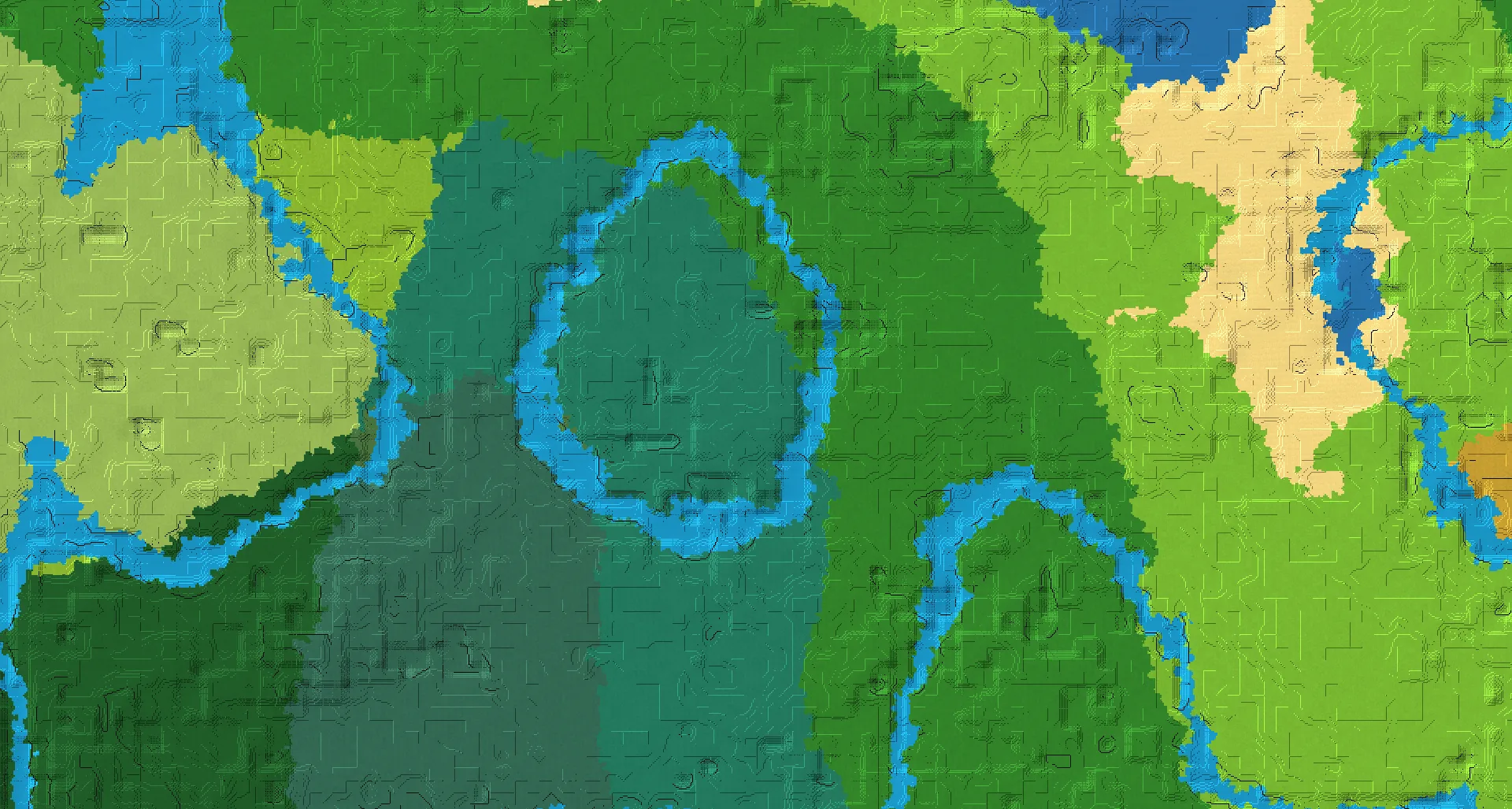 Seed map — Trail Ruins Southwest of a Plains Start