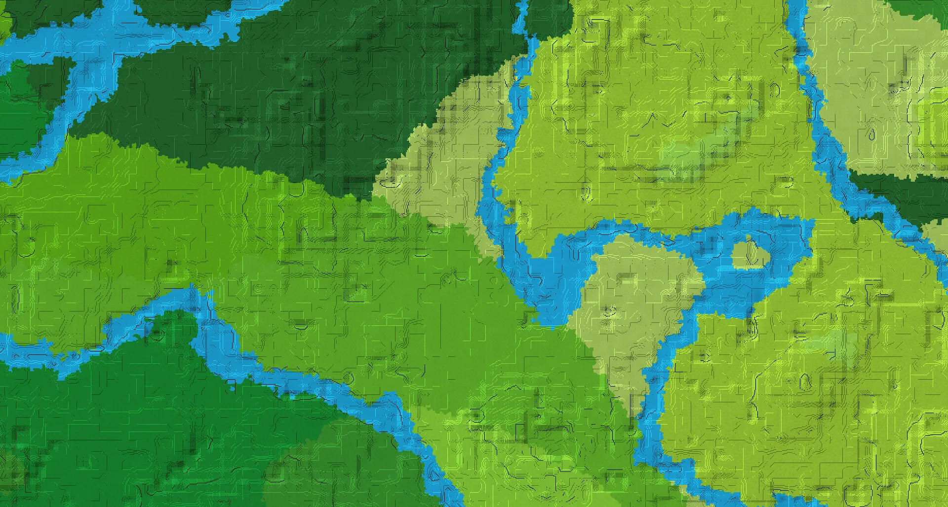 Seed map — Sparse Jungle Southwest of a Birch Forest Start