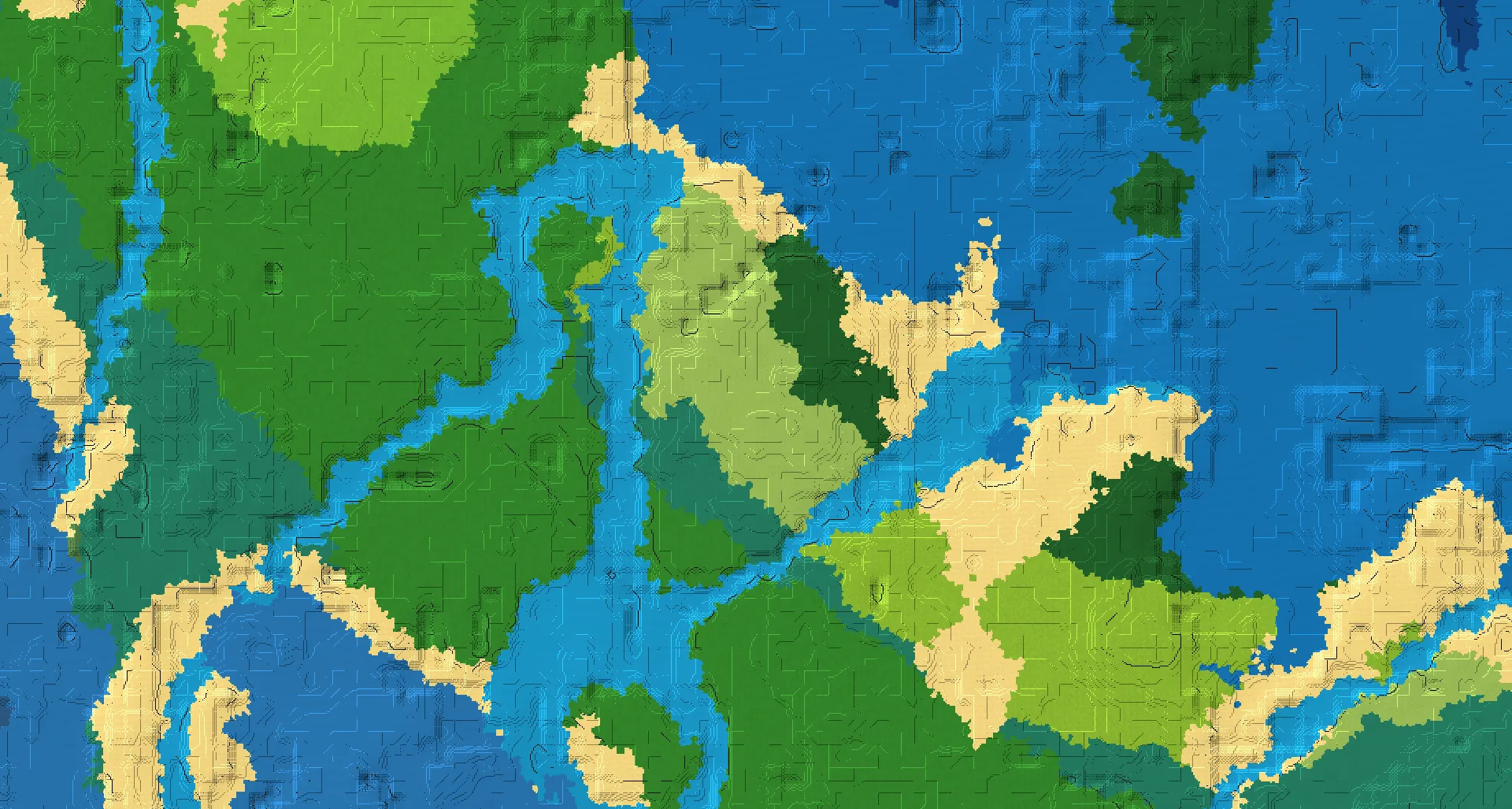 Seed map — Mineshaft Southwest of a Dark Forest Start